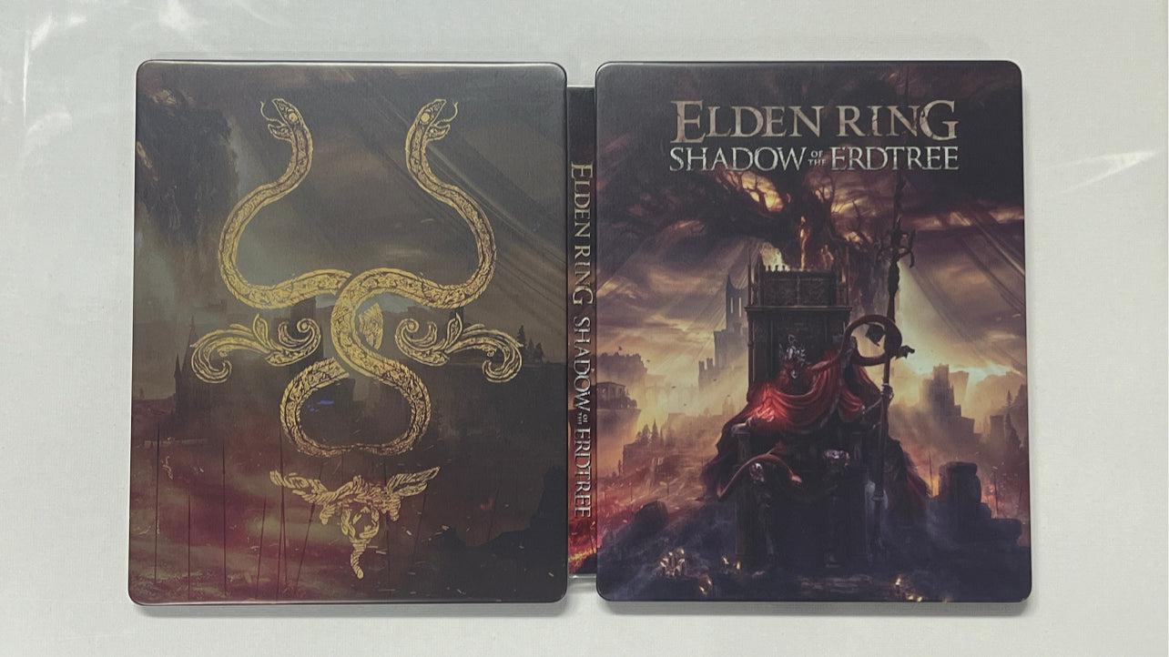 Elden Ring Shadow of The Erdtree Custom made Steelbook Case only for (Sony PlayStation 5, Sony PlayStation 4, Xbox) New