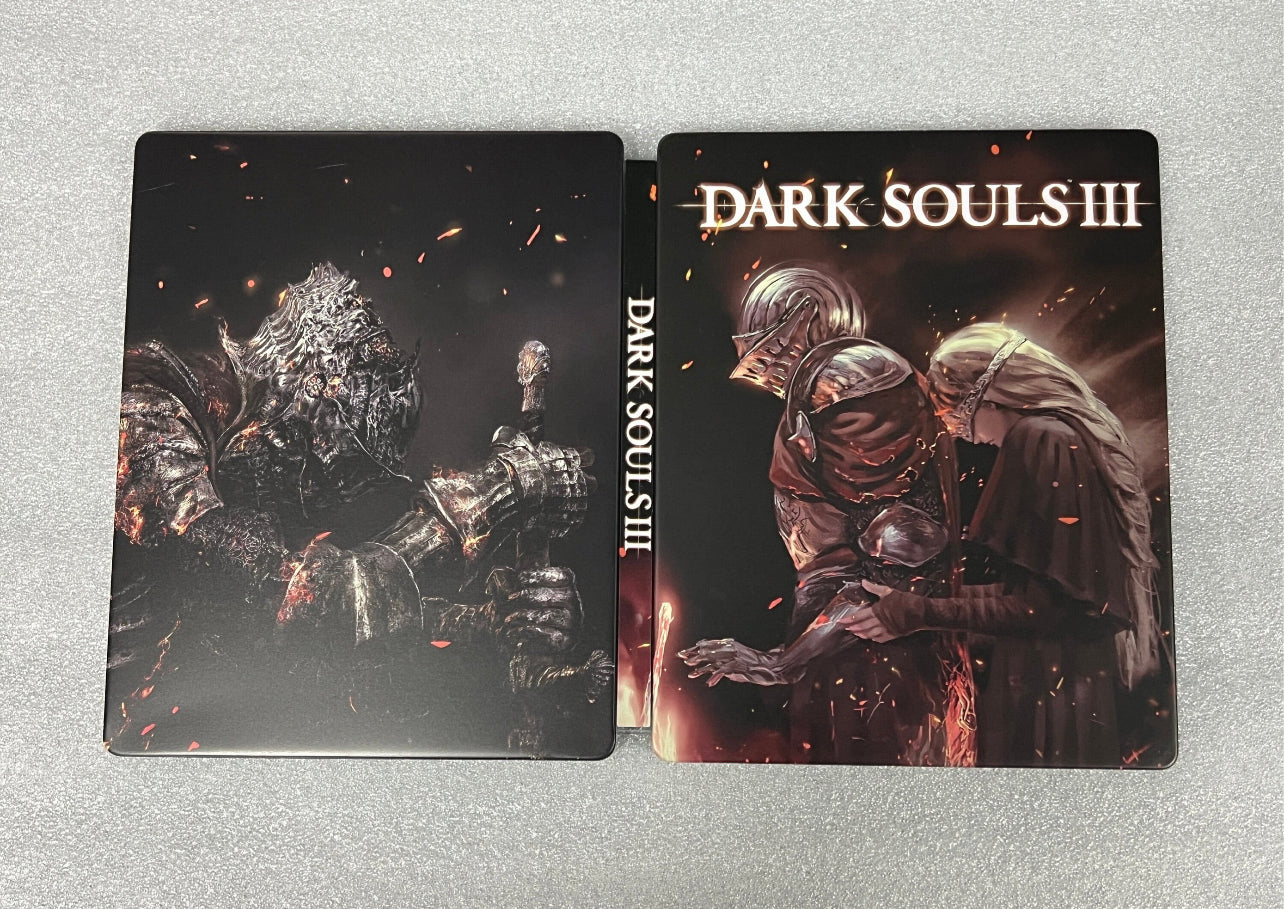 Dark Souls III Custom made Steelbook Case only for (Sony PlayStation 5, Sony PlayStation 4, Xbox) New