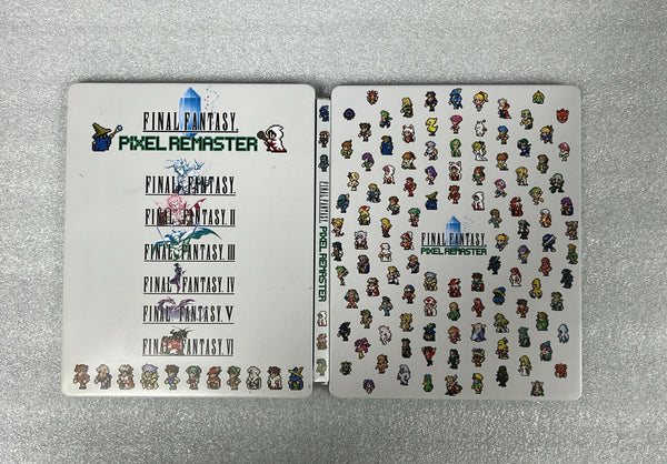 Final Fantasy Pixel Remaster Custom made Steelbook Case only for (Sony PlayStation 5, Sony PlayStation 4, Xbox) New