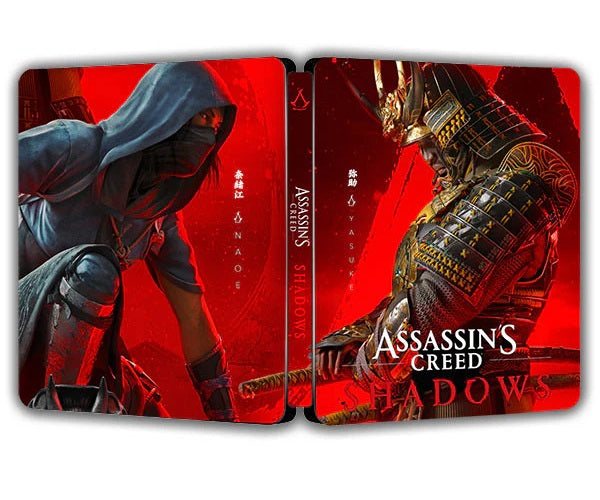 Assassin's Creed Shadows V3 Custom Made Steelbook Case For (Sony PlayStation 5, Sony PlayStation 4, Xbox) New