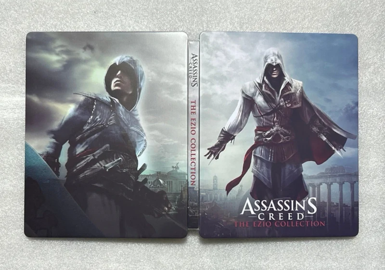 Assassin's Creed The Ezio Collection Custom Made Steelbook Case For (Sony PlayStation 5, Sony PlayStation 4, Xbox) New