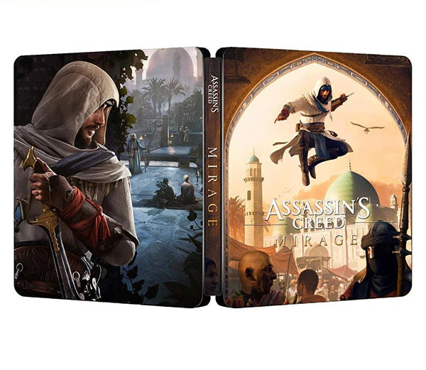 Assassin's Creed Mirage Custom Made Steelbook Case For (Sony PlayStation 5, Sony PlayStation 4, Xbox) New