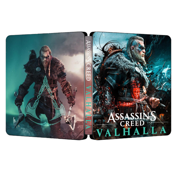 Assassin's Creed Valhalla Custom Made Steelbook Case For (Sony PlayStation 5, Sony PlayStation 4, Xbox) New