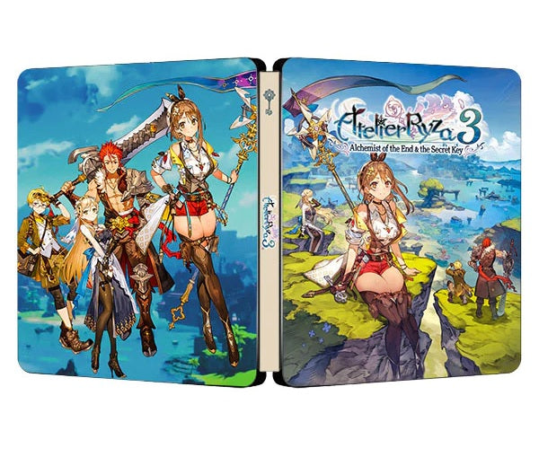 Atelier Ryza 3 Alchemist of the End & the Secret Key Custom Made Steelbook Case For (Sony PlayStation 5, Sony PlayStation 4, Xbox) New