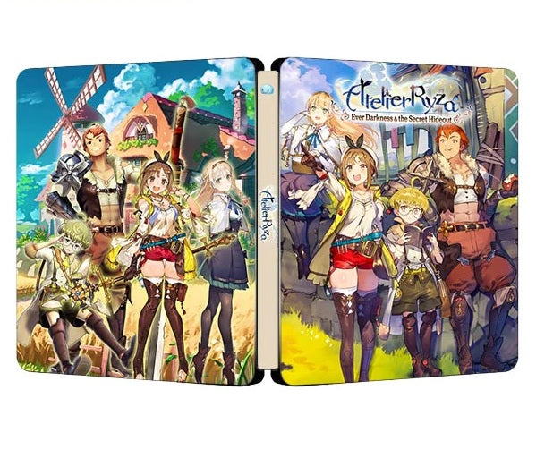 Atelier Ryza Ever Darkness & the Secret Hideout Custom Made Steelbook Case For (Sony PlayStation 5, Sony PlayStation 4, Xbox) New