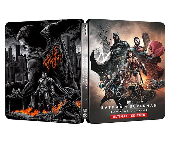 Batman v Superman Dawn of Justice Ultimate Edition Steelbook For Movie