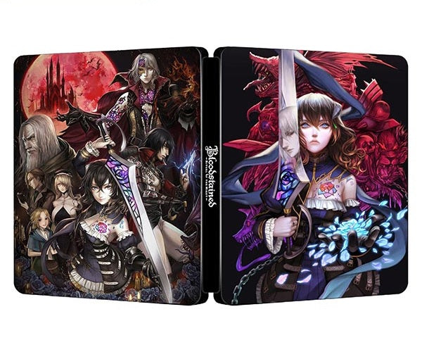 Bloodstained Custom Made Steelbook Case For (Sony PlayStation 5, Sony PlayStation 4, Xbox) New