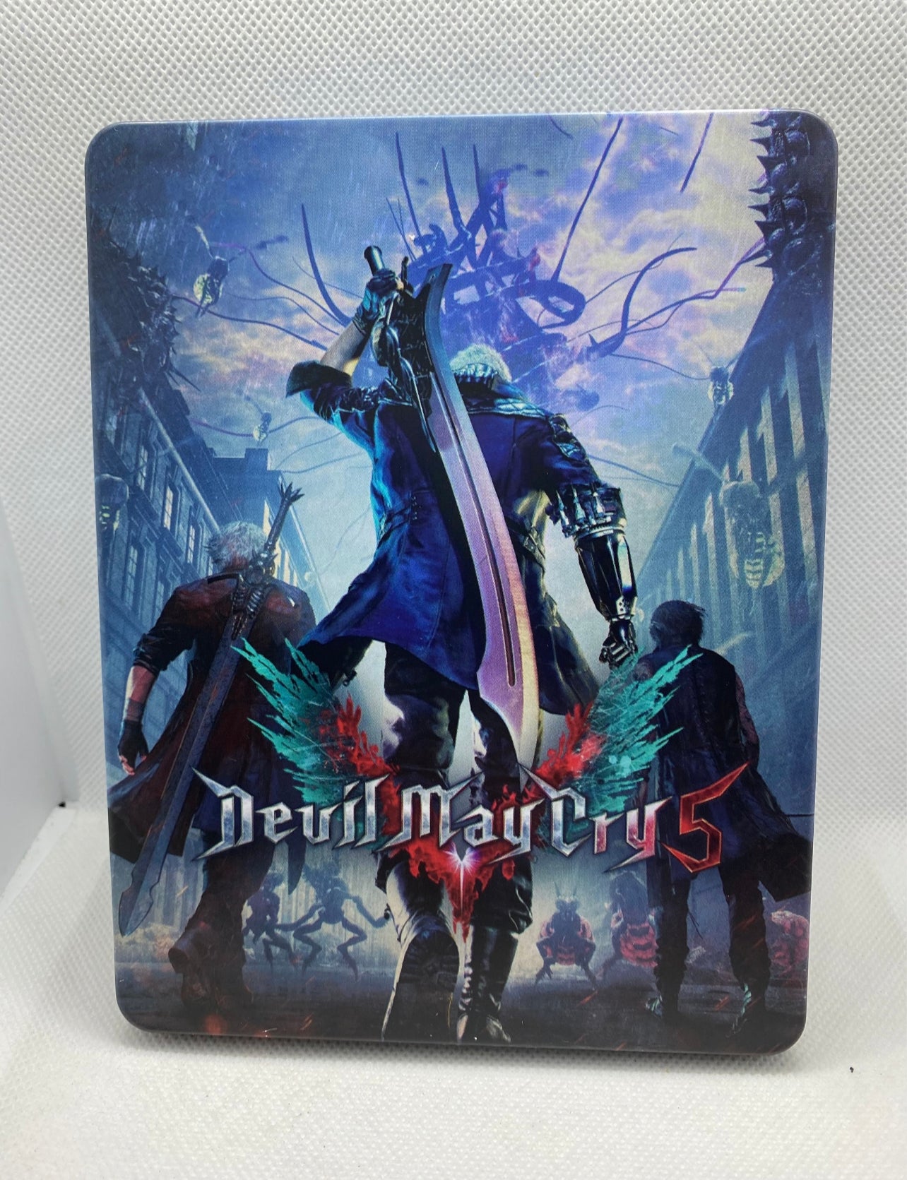 Devil May Cry 5 Custom made MetalPak/Steelbook Case only for (Sony PlayStation 5, Sony PlayStation 4, Xbox) New