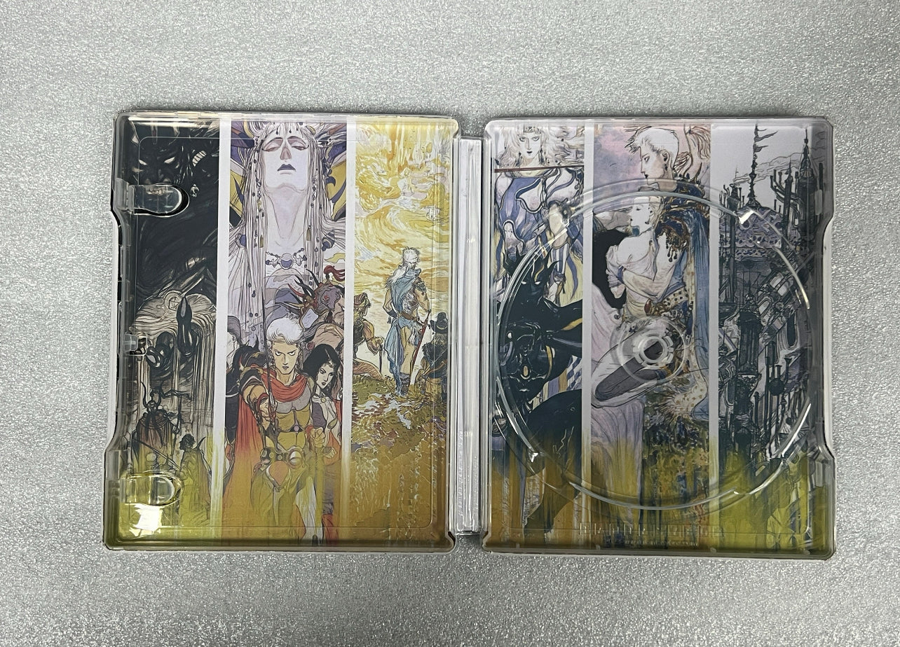 Final Fantasy Pixel Remaster Custom made Steelbook Case only for (Sony PlayStation 5, Sony PlayStation 4, Xbox) New