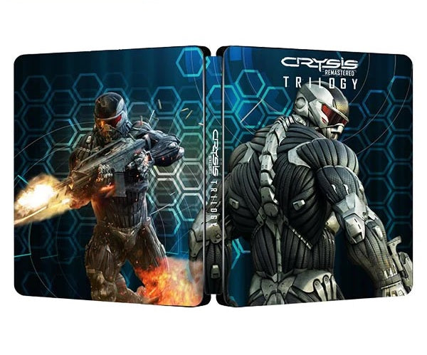 Crysis Remastered Trilogy Custom Made Steelbook Case For (Sony PlayStation 5, Sony PlayStation 4, Xbox) New