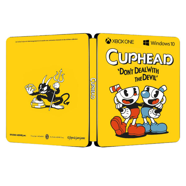 Cuphead Custom Made Steelbook Case For (Sony PlayStation 5, Sony PlayStation 4, Xbox) New