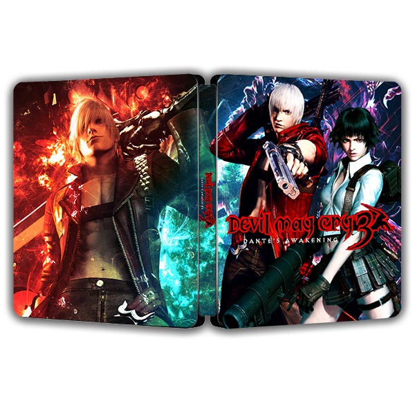 Devil May Cry 3 Custom Made Steelbook Case For (Sony PlayStation 5, Sony PlayStation 4, Xbox) New