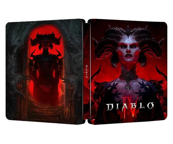 Diablo 4 Custom Made Steelbook Case For (Sony PlayStation 5, Sony PlayStation 4, Xbox) New