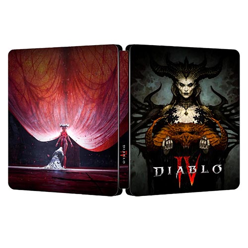 Diablo 4 Custom Made Steelbook Case For (Sony PlayStation 5, Sony PlayStation 4, Xbox) New