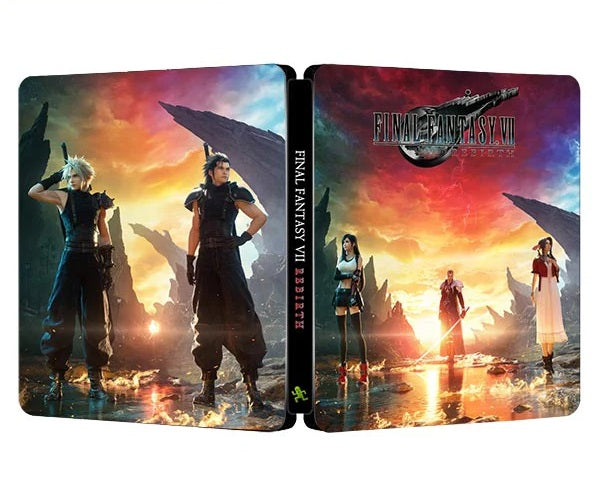 Final Fantasy VII Rebirth Custom made Steelbook Case only for (Sony PlayStation 5, Sony PlayStation 4, Xbox) New