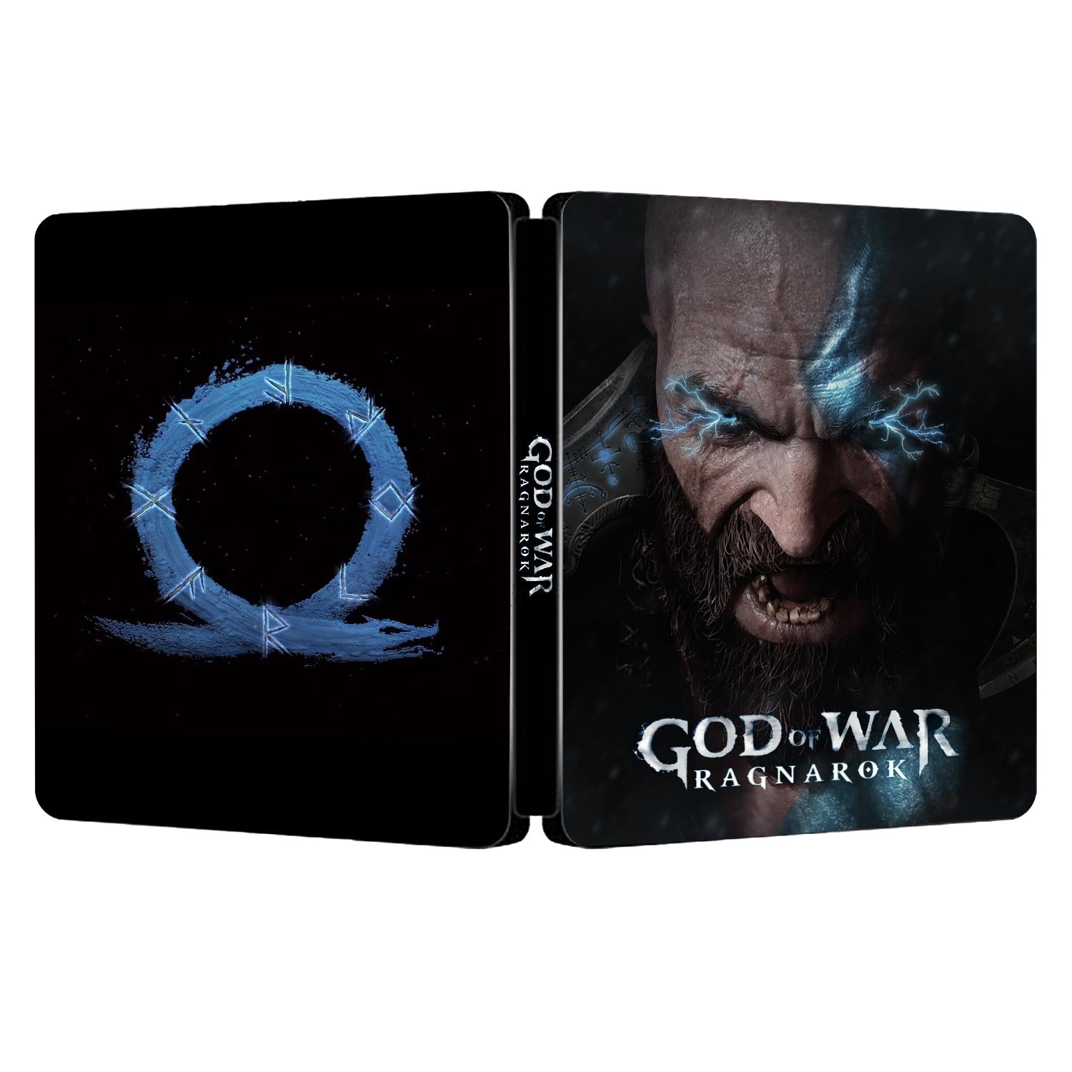 God of War Ragnarok V2 Custom made Steelbook Case only for (Sony PlayStation 5, Sony PlayStation 4) New