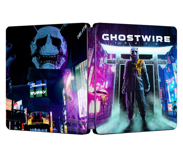 Ghostwire Tokyo Custom made Steelbook Case only for (Sony PlayStation 5, Sony PlayStation 4, Xbox) New