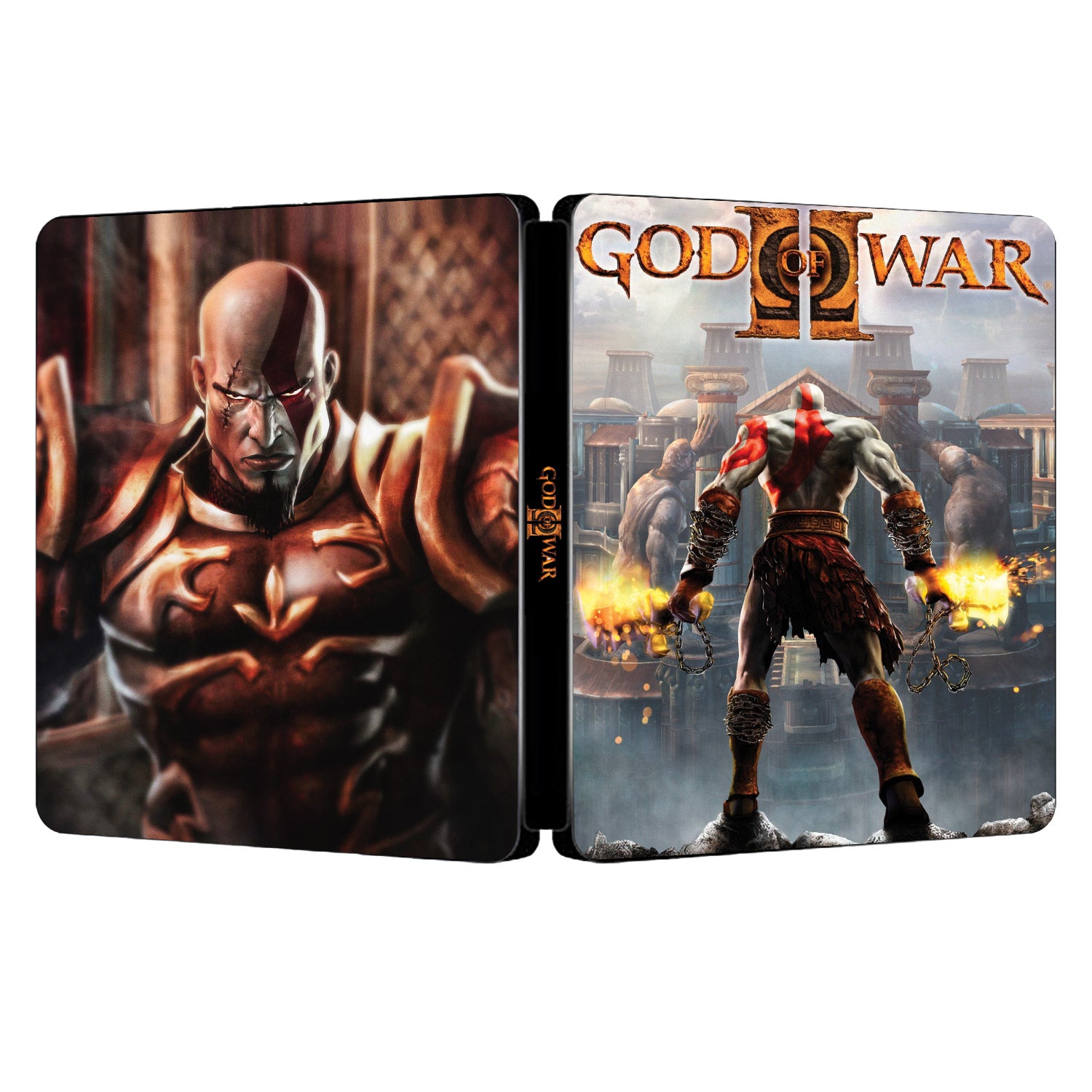 God of War II Custom made Steelbook Case only for (Sony PlayStation 5, Sony PlayStation 4, Xbox) New