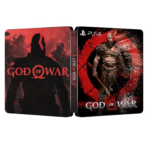 God of War (2018) Custom made Steelbook Case only for (Sony PlayStation 5, Sony PlayStation 4) New