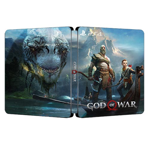 God of War (2018) Custom made Steelbook Case only for (Sony PlayStation 5, Sony PlayStation 4, Xbox) New