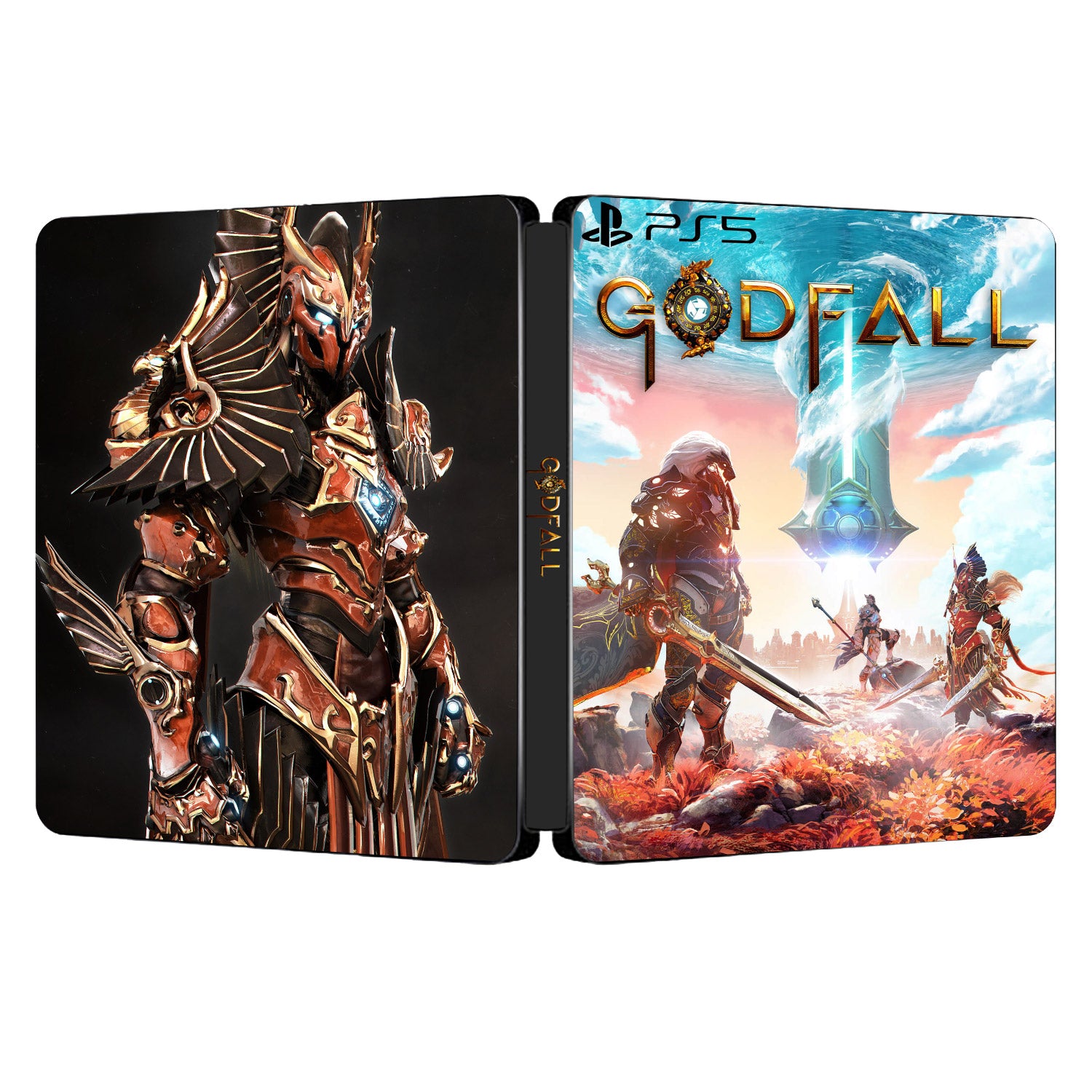 Godfall Custom made Steelbook Case only for (Sony PlayStation 5, Sony PlayStation 4, Xbox) New