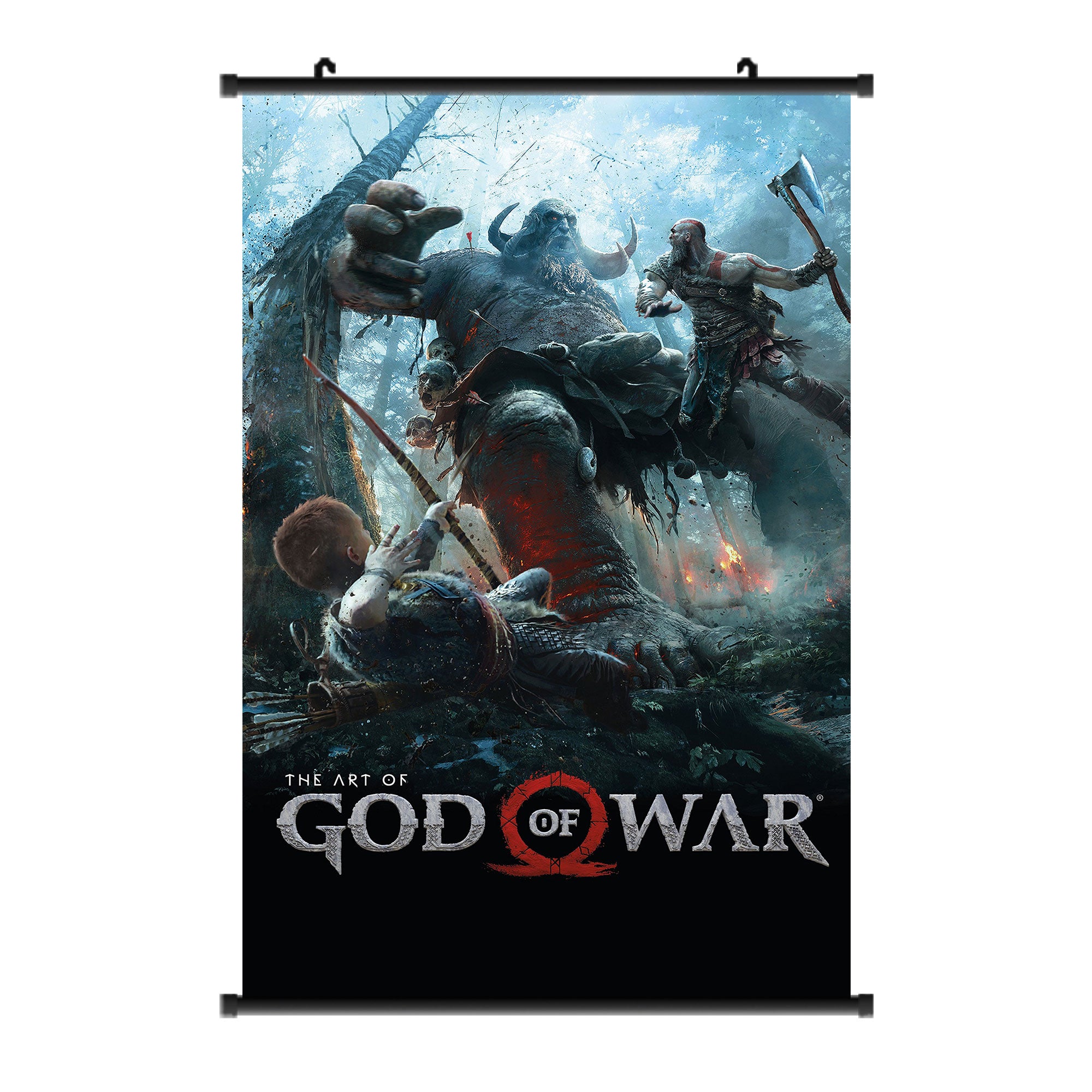 God of War Wall Scroll