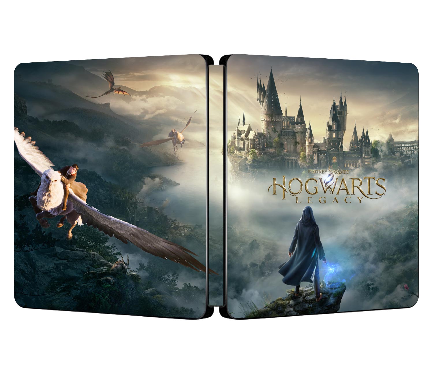 Hogwarts Legacy Custom made Steelbook Case only for (Sony PlayStation 5, Sony PlayStation 4, Xbox) New