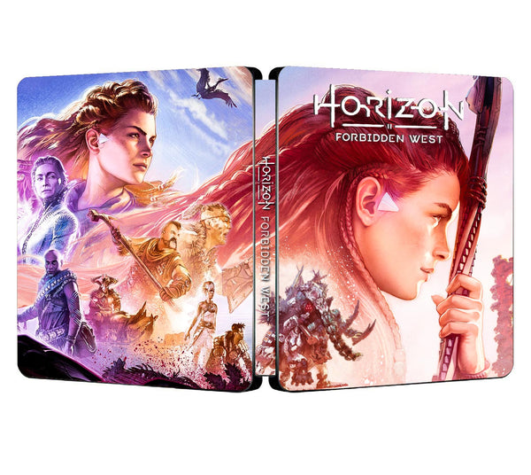 Horizon Forbidden West Custom made Steelbook Case only for (Sony PlayStation 5, Sony PlayStation 4) New