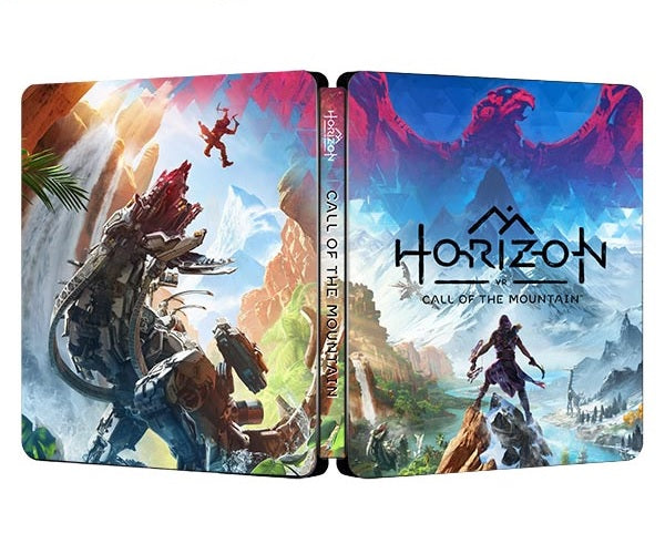 Horizon Forbidden West Call of The Moutain VR Custom made Steelbook Case only for (Sony PlayStation 5, Sony PlayStation 4, Xbox) New