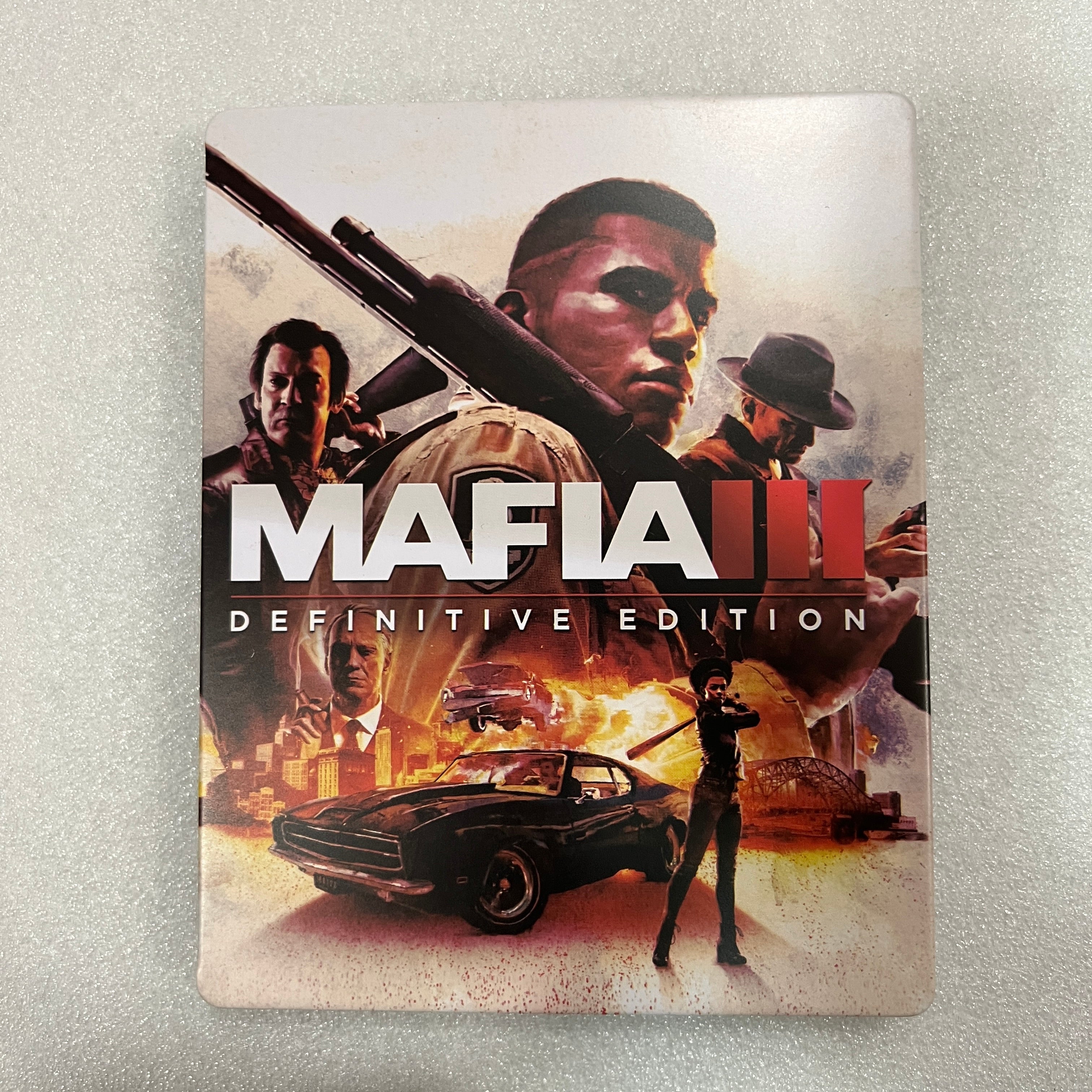 Mafia 3 Custom Made Steelbook Case For (Sony PlayStation 5, Sony PlayStation 4, Xbox) New