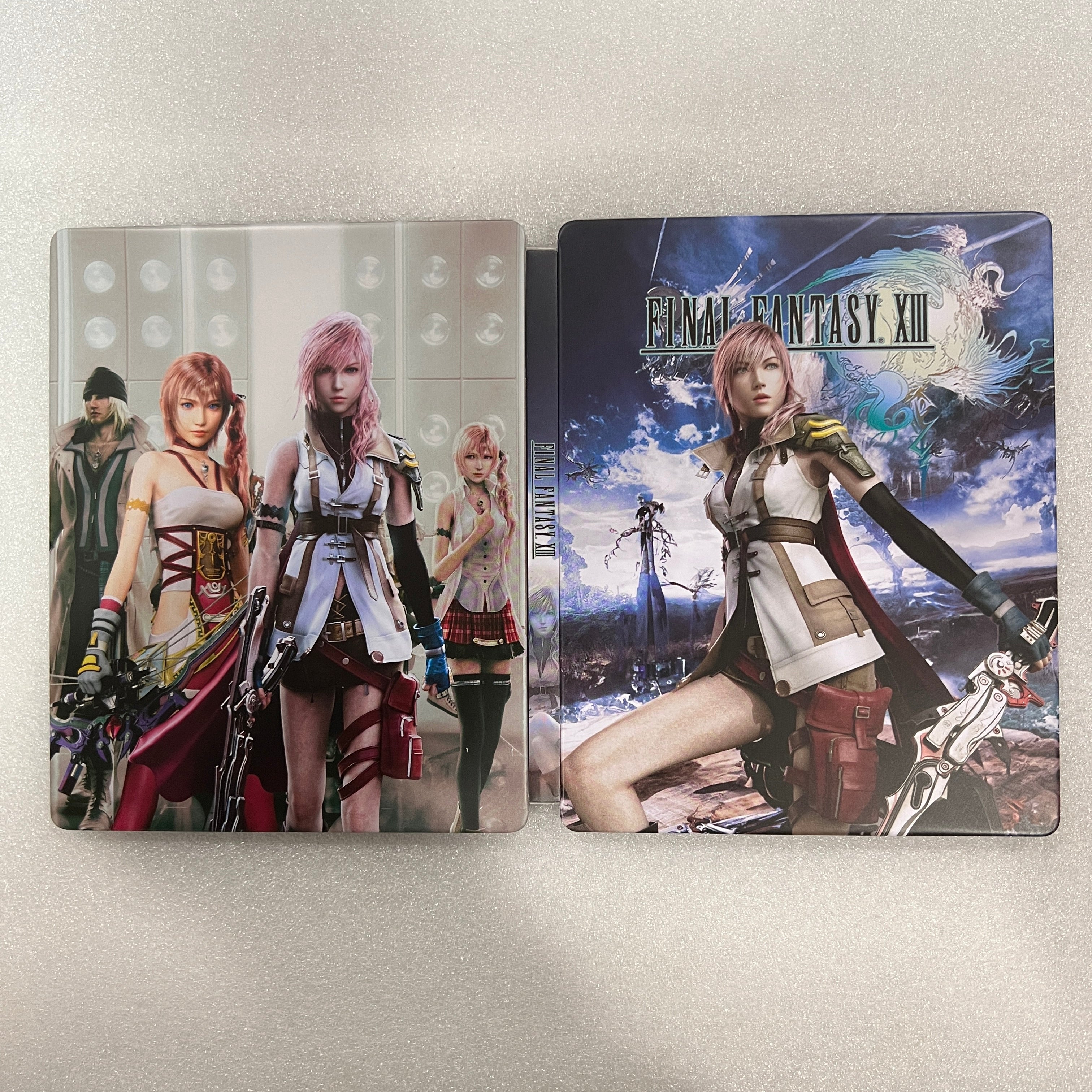 Final Fantasy XIII Custom made Steelbook Case only for (Sony PlayStation 5, Sony PlayStation 4, Xbox) New