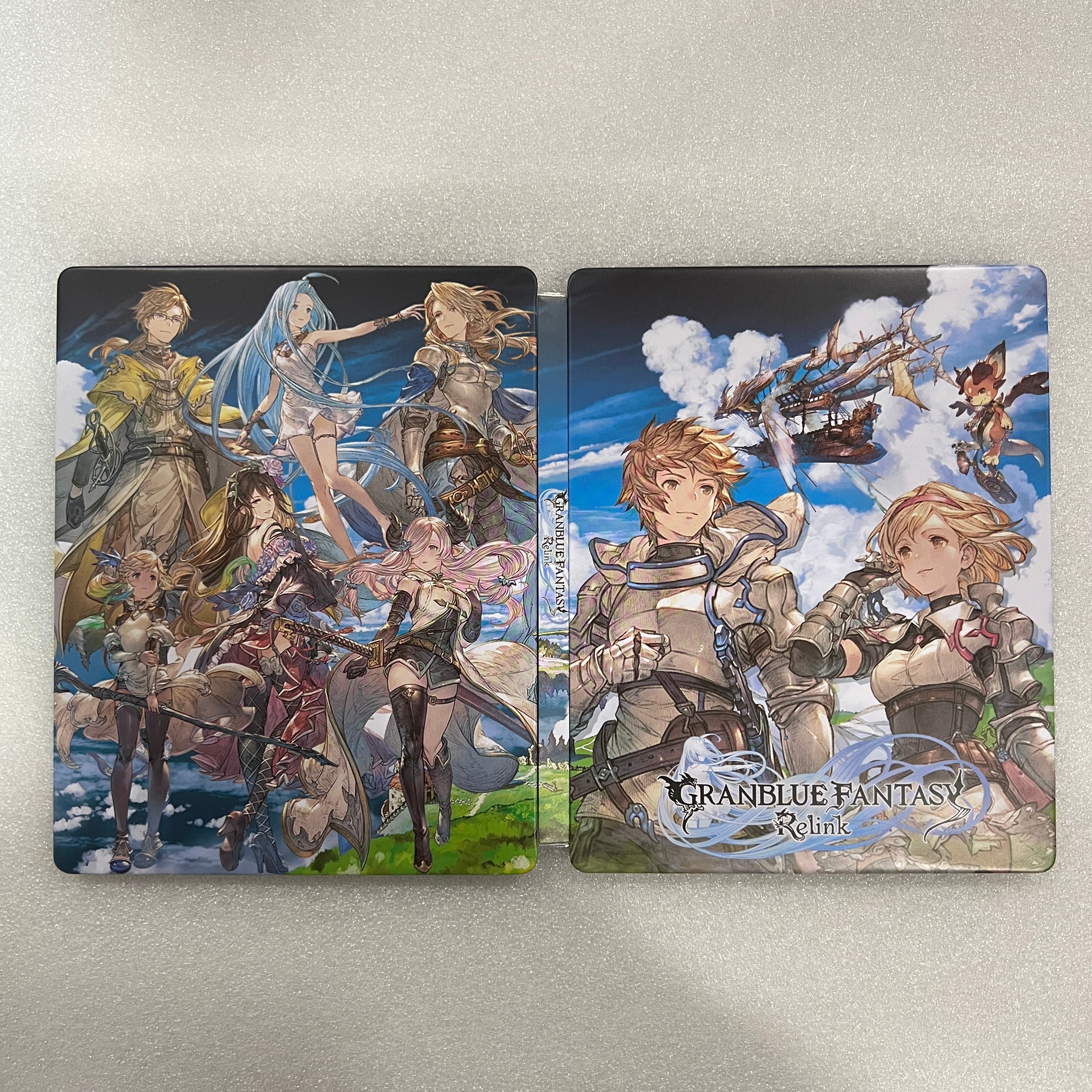 Granblue Fantasy Relink Custom Made Steelbook Case For (Sony PlayStation 5, Sony PlayStation 4, Xbox) New