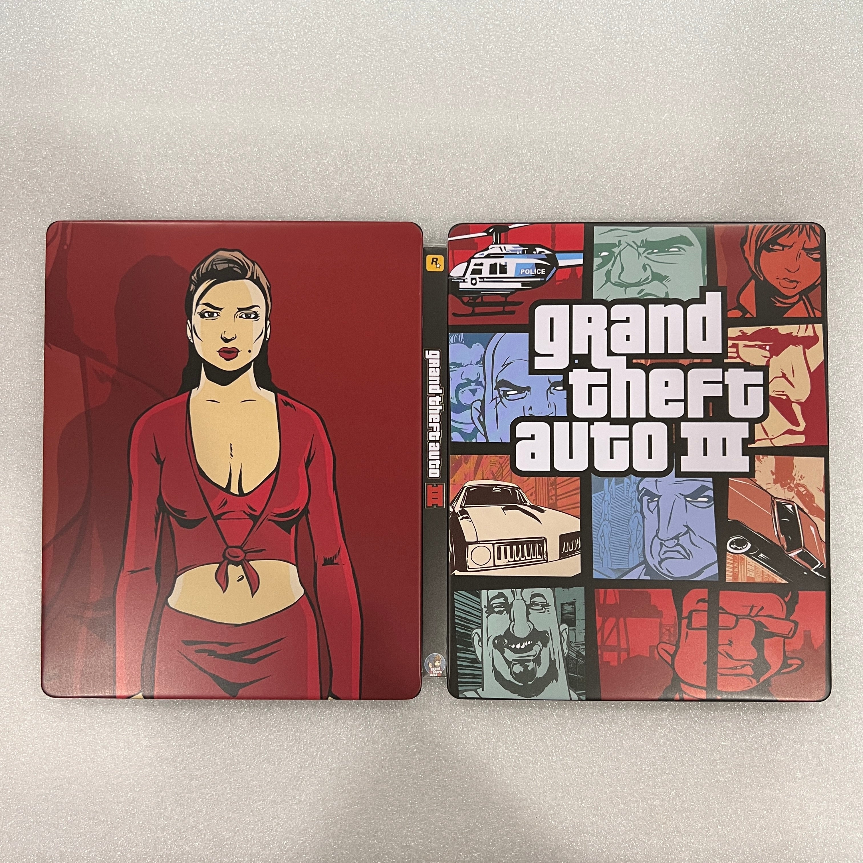 Grand Theft Auto III Custom made Steelbook Case only for (Sony PlayStation 5, Sony PlayStation 4, Xbox) New