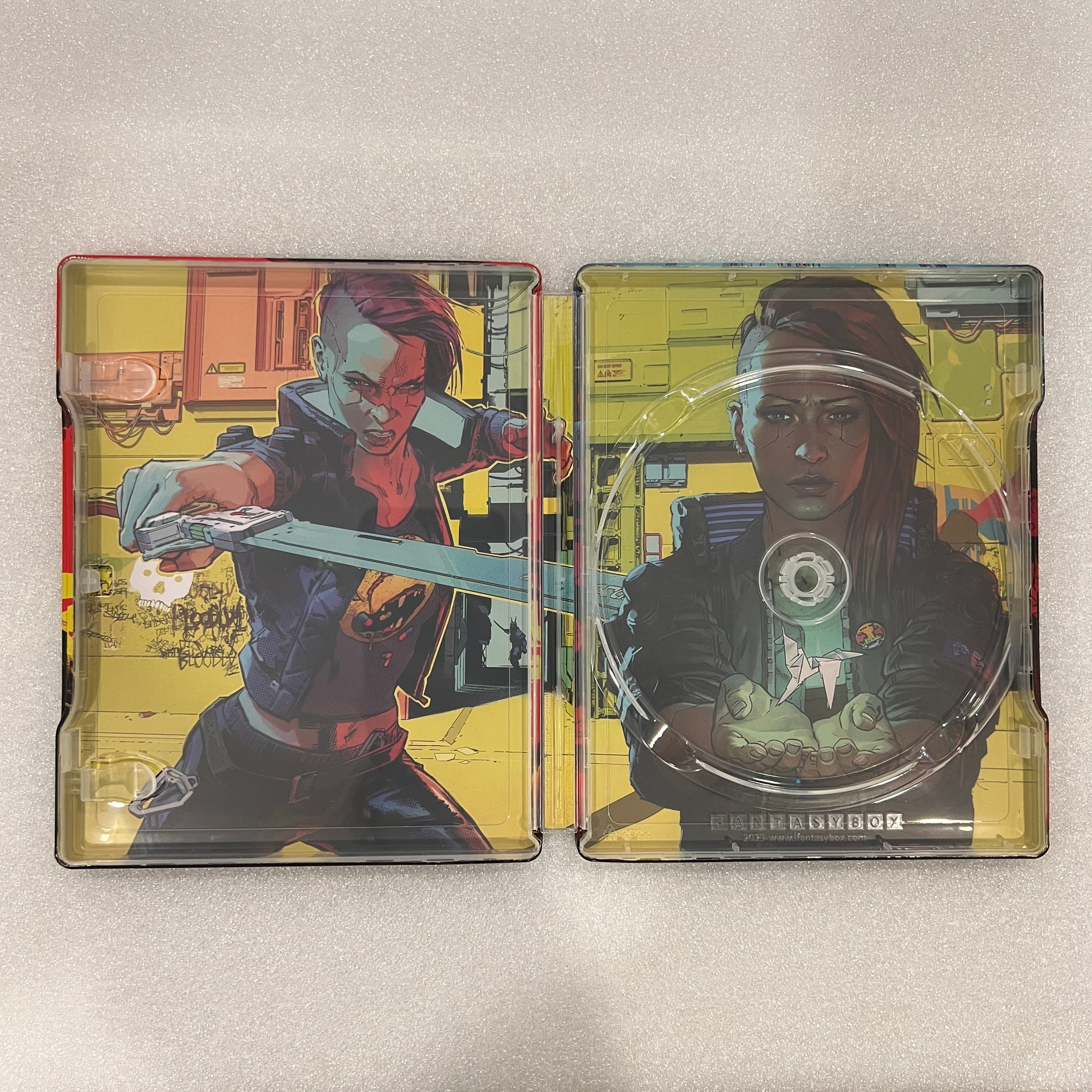 Cyberpunk 2077 Custom Made Steelbook Case For (Sony PlayStation 5, Sony PlayStation 4, Xbox) New