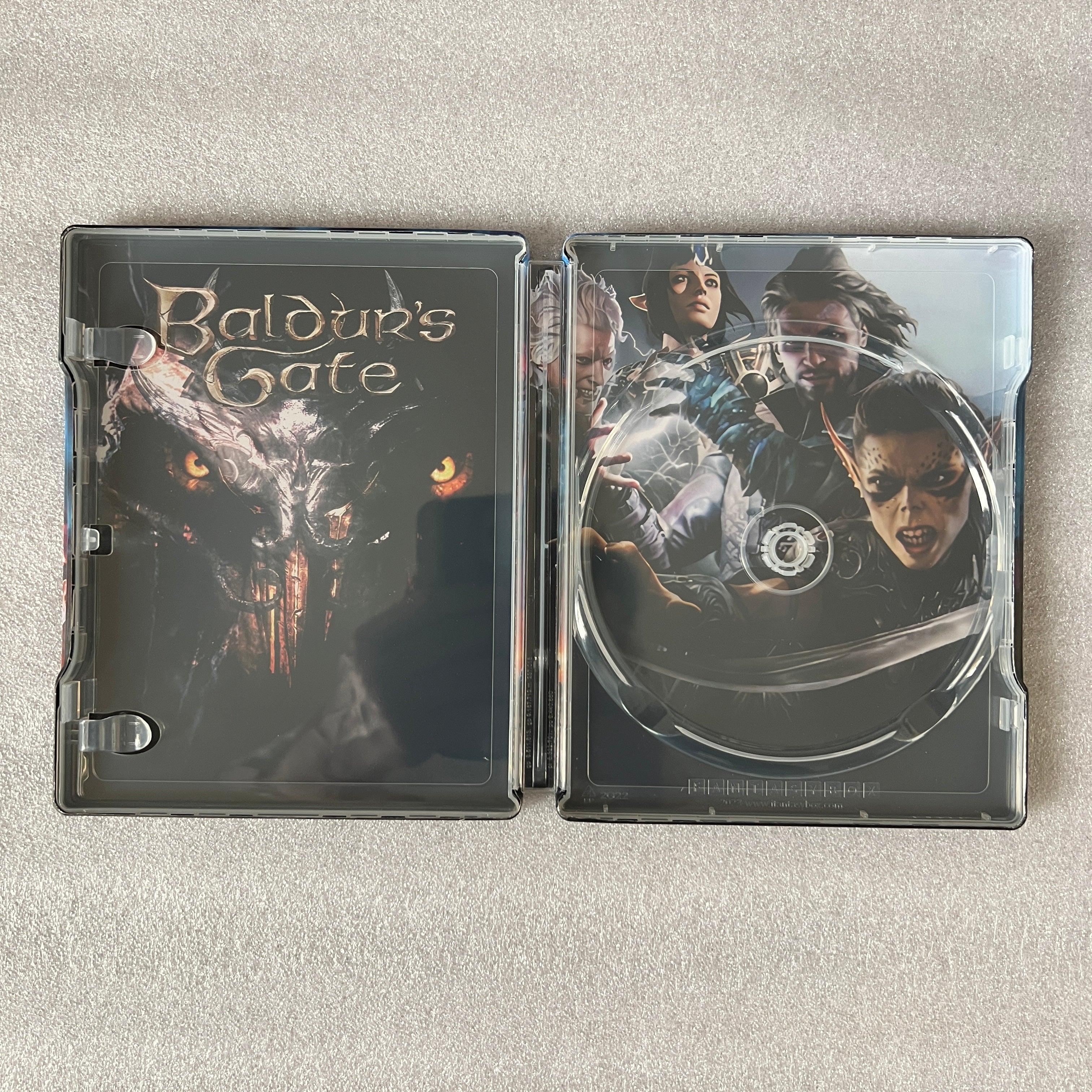 Baldur's Gate 3 Custom Made Steelbook Case For (Sony PlayStation 5, Sony PlayStation 4, Xbox) New