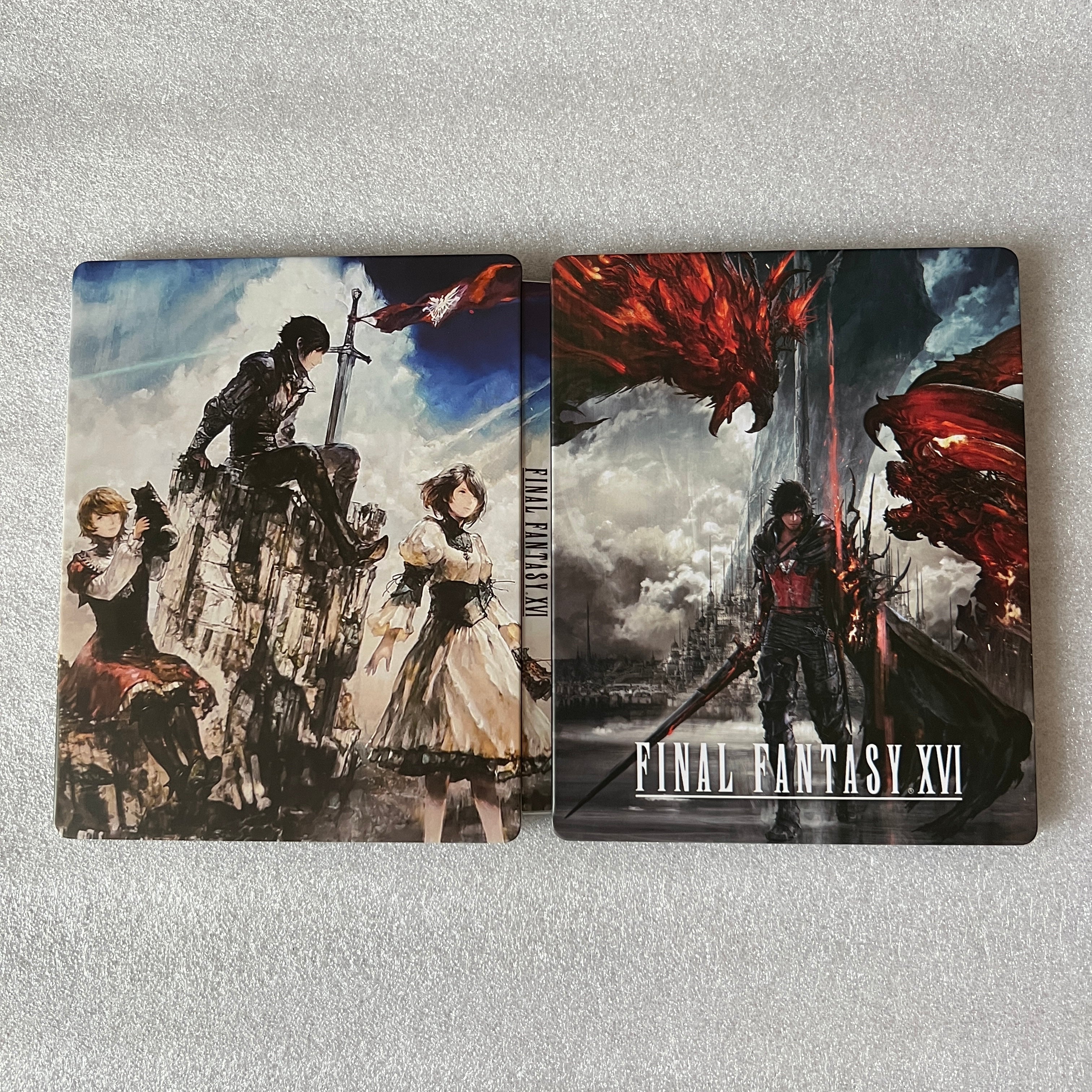 Final Fantasy XVI Custom made Steelbook Case only for (Sony PlayStation 5, Sony PlayStation 4, Xbox) New