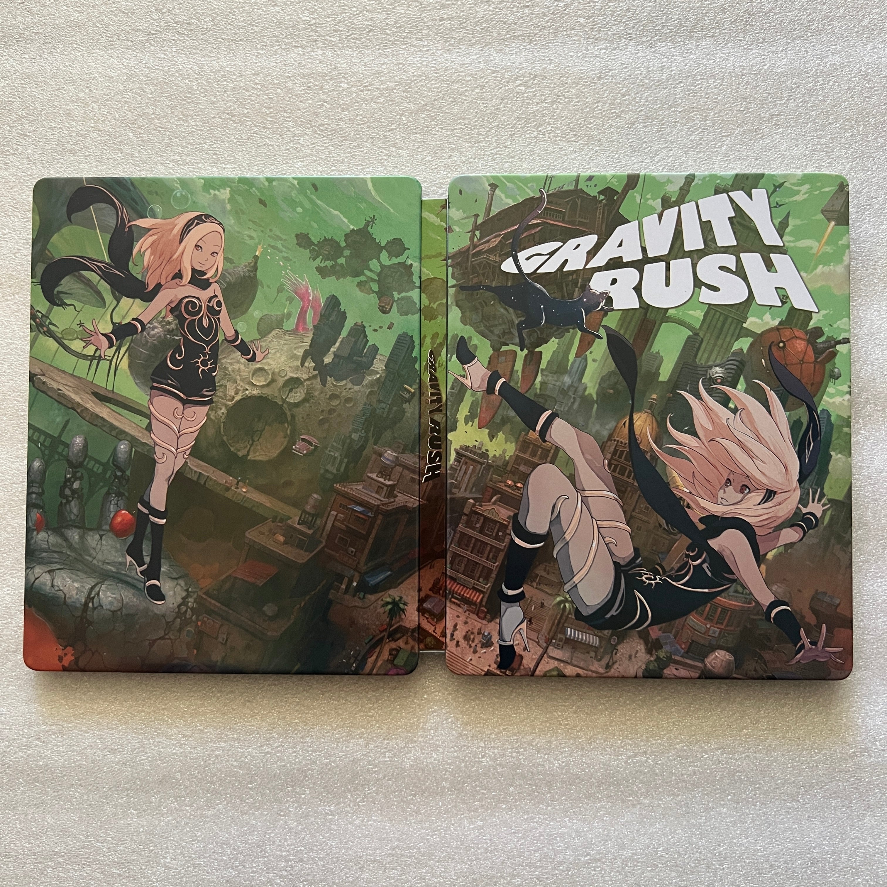 Gravity Rush Custom made Steelbook Case only for (Sony PlayStation 5, Sony PlayStation 4, Xbox) New