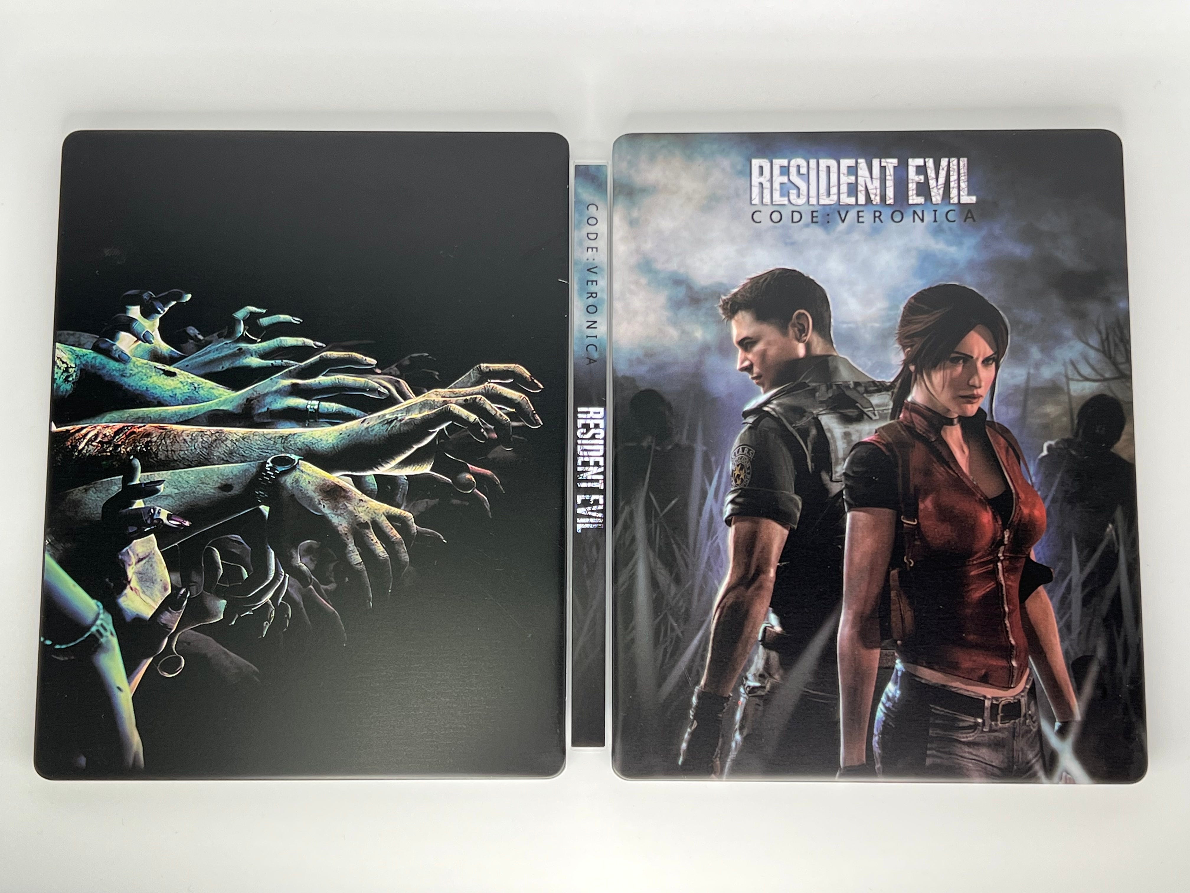 Resident Evil Code Veronica Custom Made Steelbook Case For (Sony PlayStation 5, Sony PlayStation 4, Xbox) New