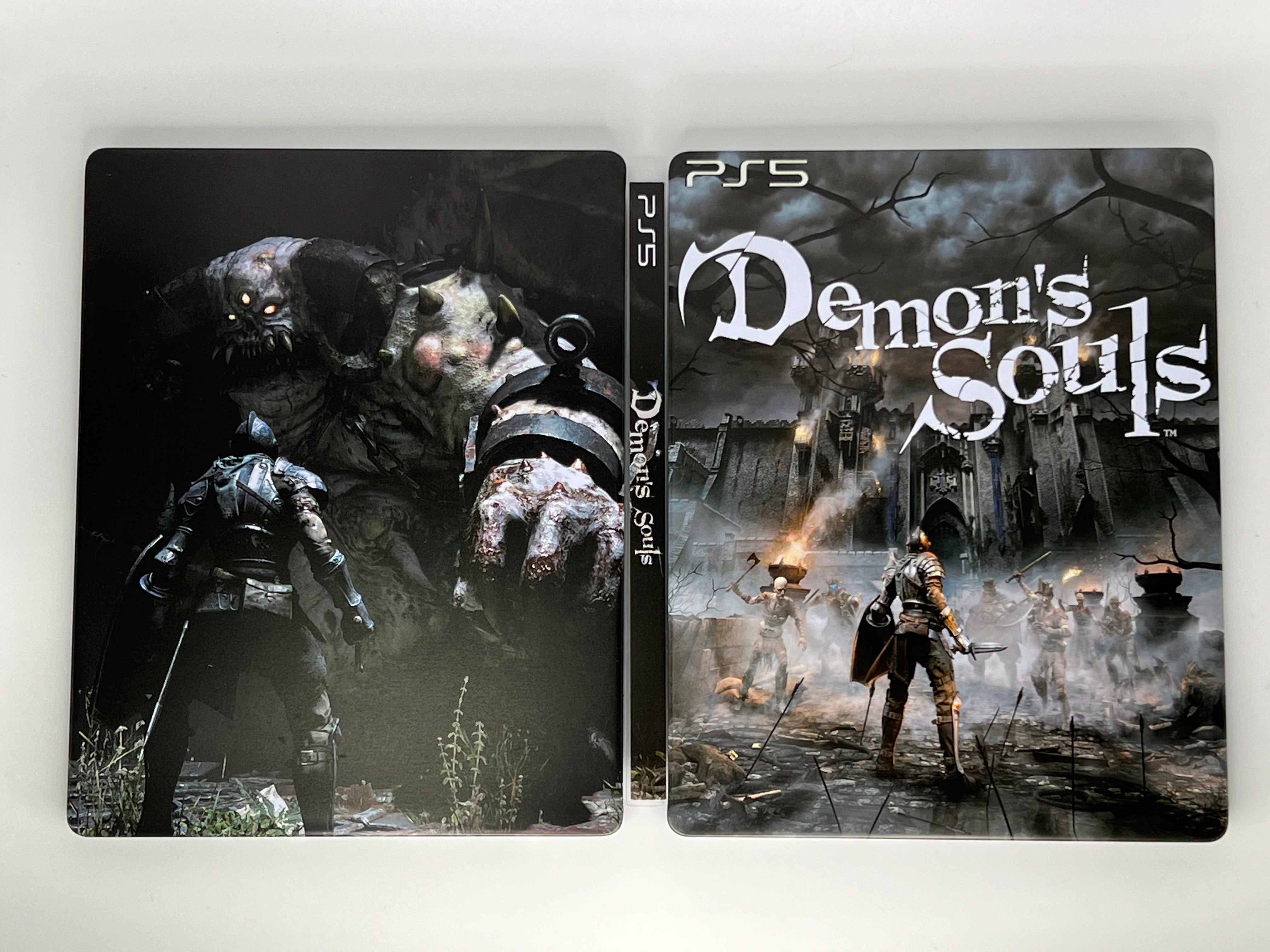 Demons Souls Custom Made Steelbook Case For (Sony PlayStation 5, Sony PlayStation 4, Xbox) New