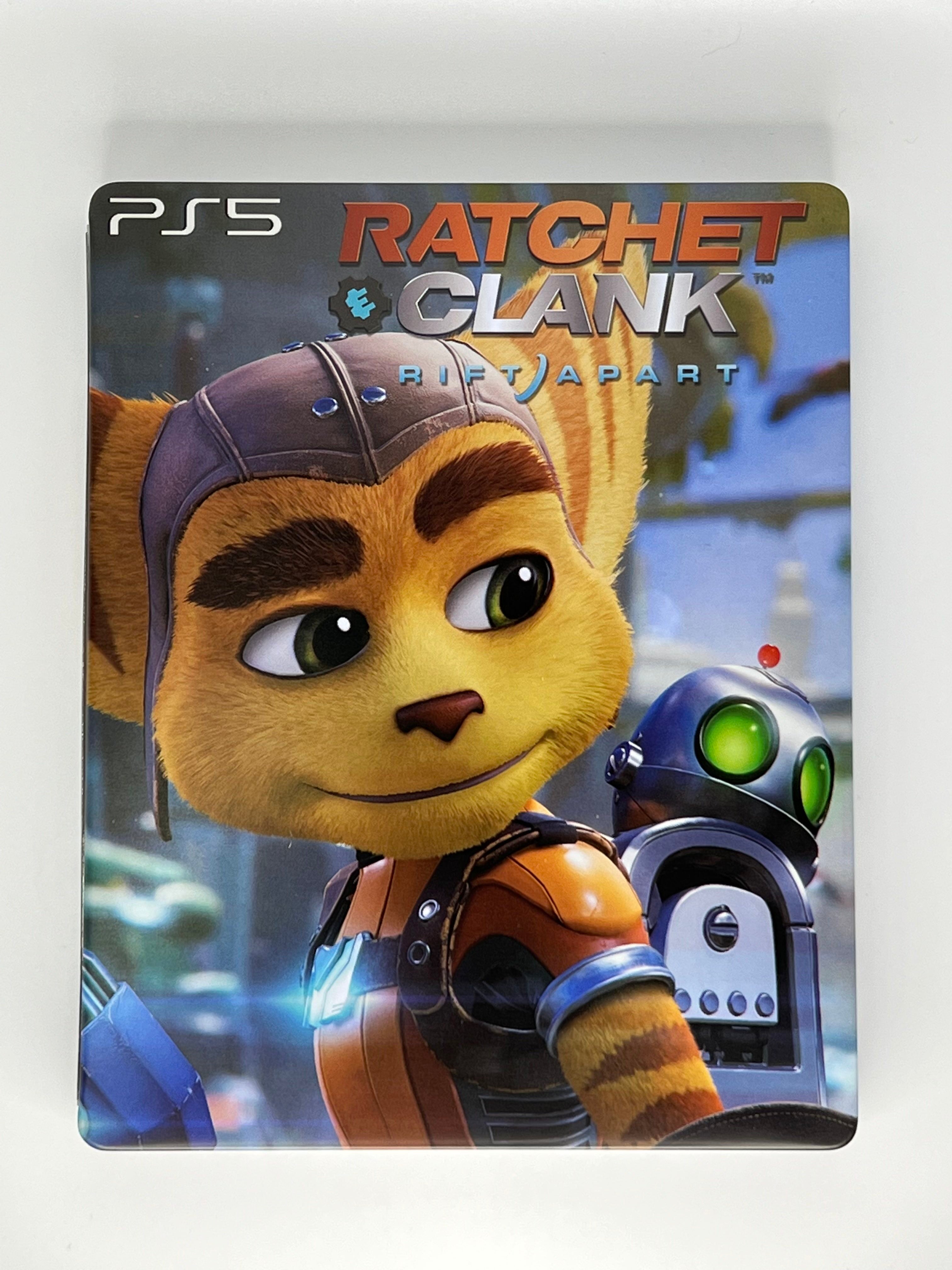 Ratchet & Clank: Rift Apart Custom Made Steelbook Case For (Sony PlayStation 5, Sony PlayStation 4, Xbox) New