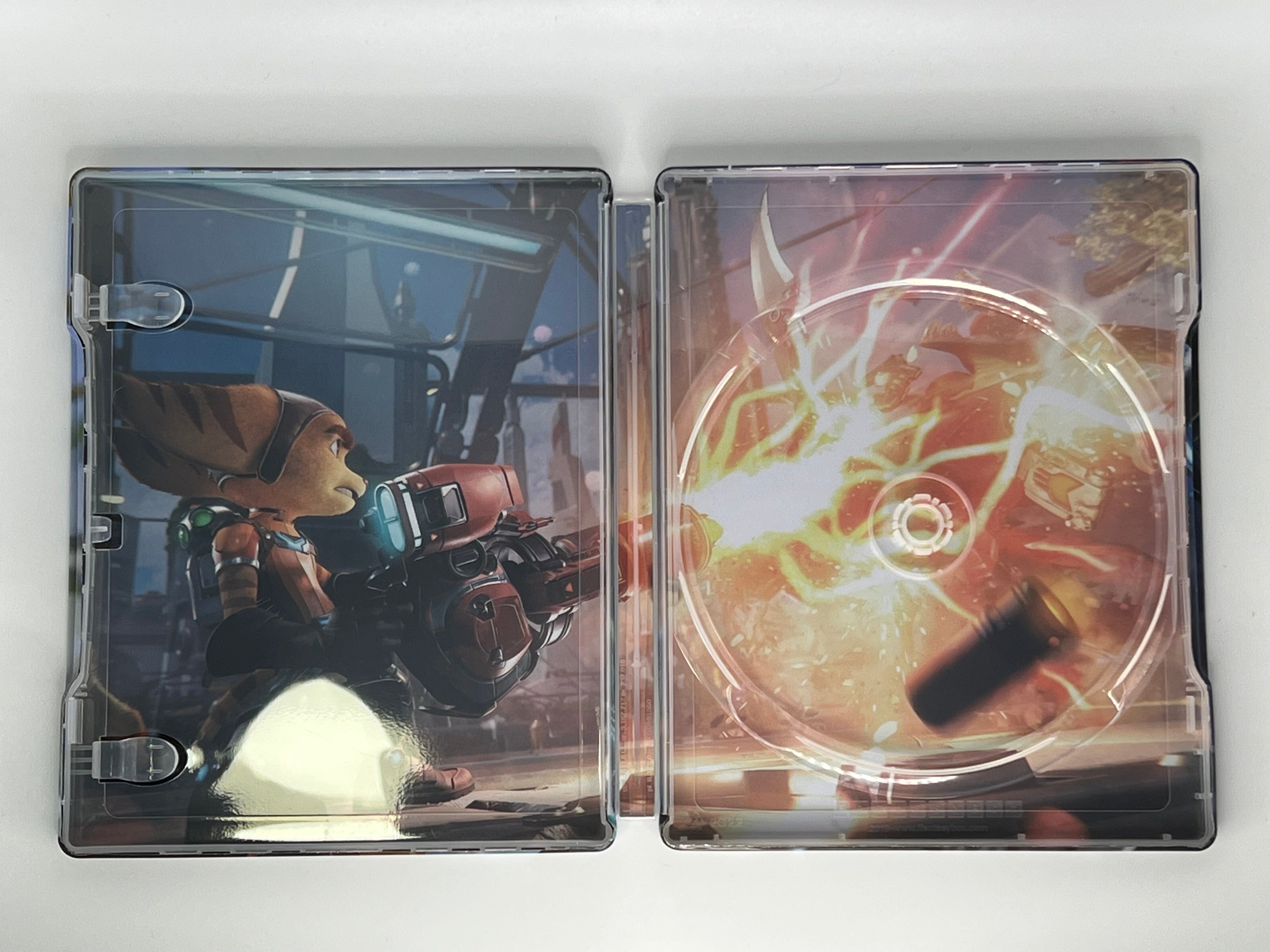 Ratchet & Clank: Rift Apart Custom Made Steelbook Case For (Sony PlayStation 5, Sony PlayStation 4, Xbox) New