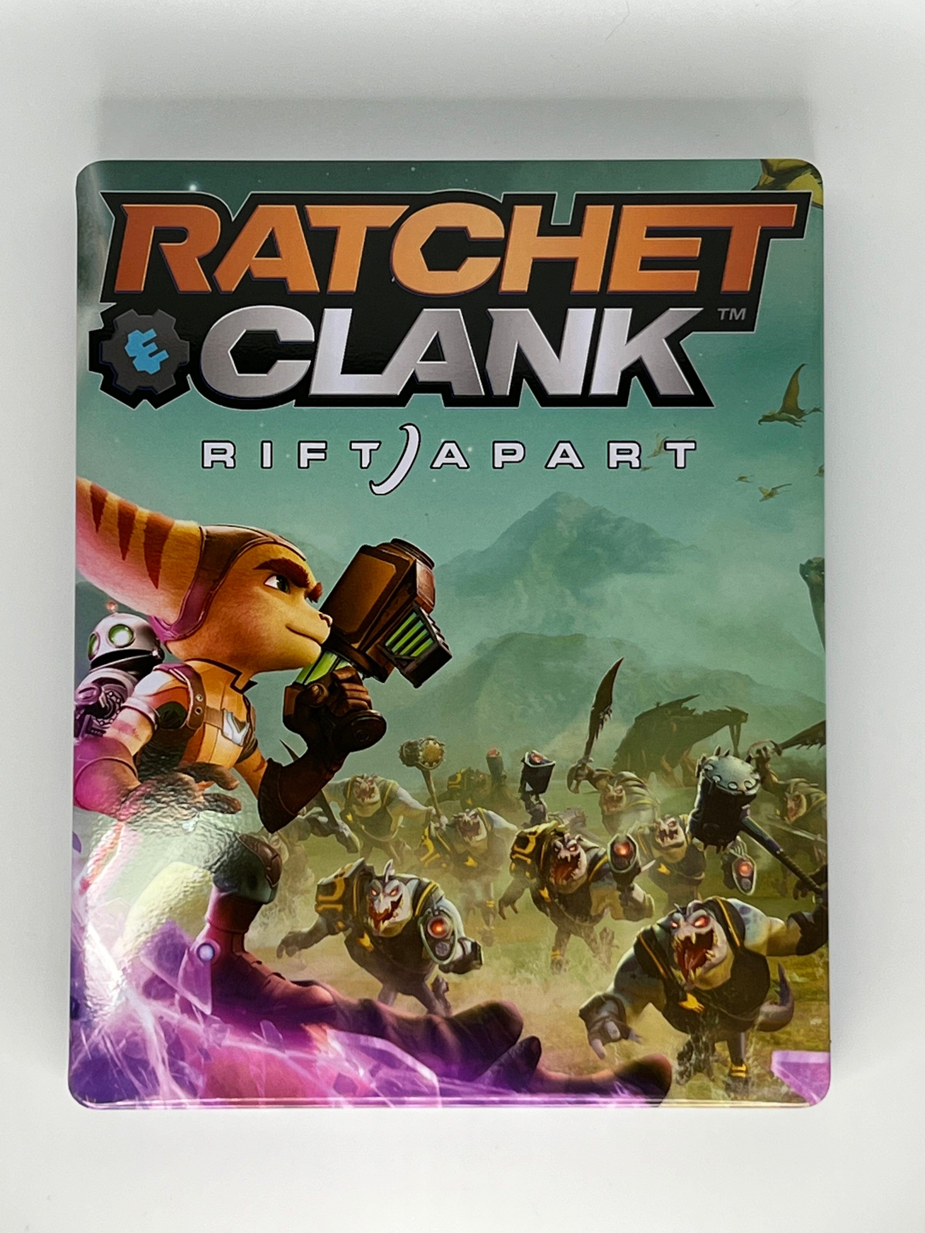 Ratchet & Clank: Rift Apart Custom Made Steelbook Case For (Sony PlayStation 5, Sony PlayStation 4, Xbox) New