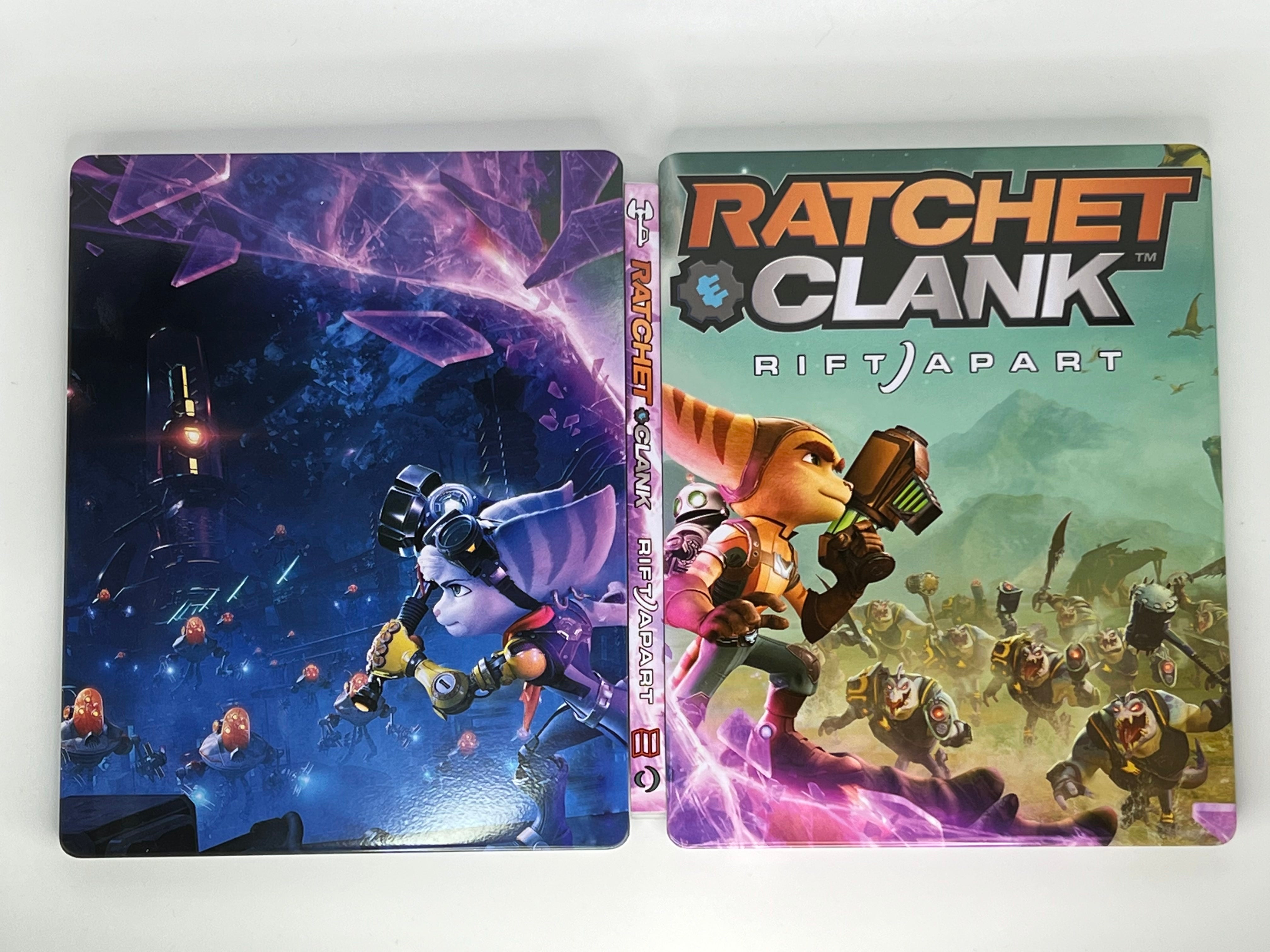 Ratchet & Clank: Rift Apart Custom Made Steelbook Case For (Sony PlayStation 5, Sony PlayStation 4, Xbox) New