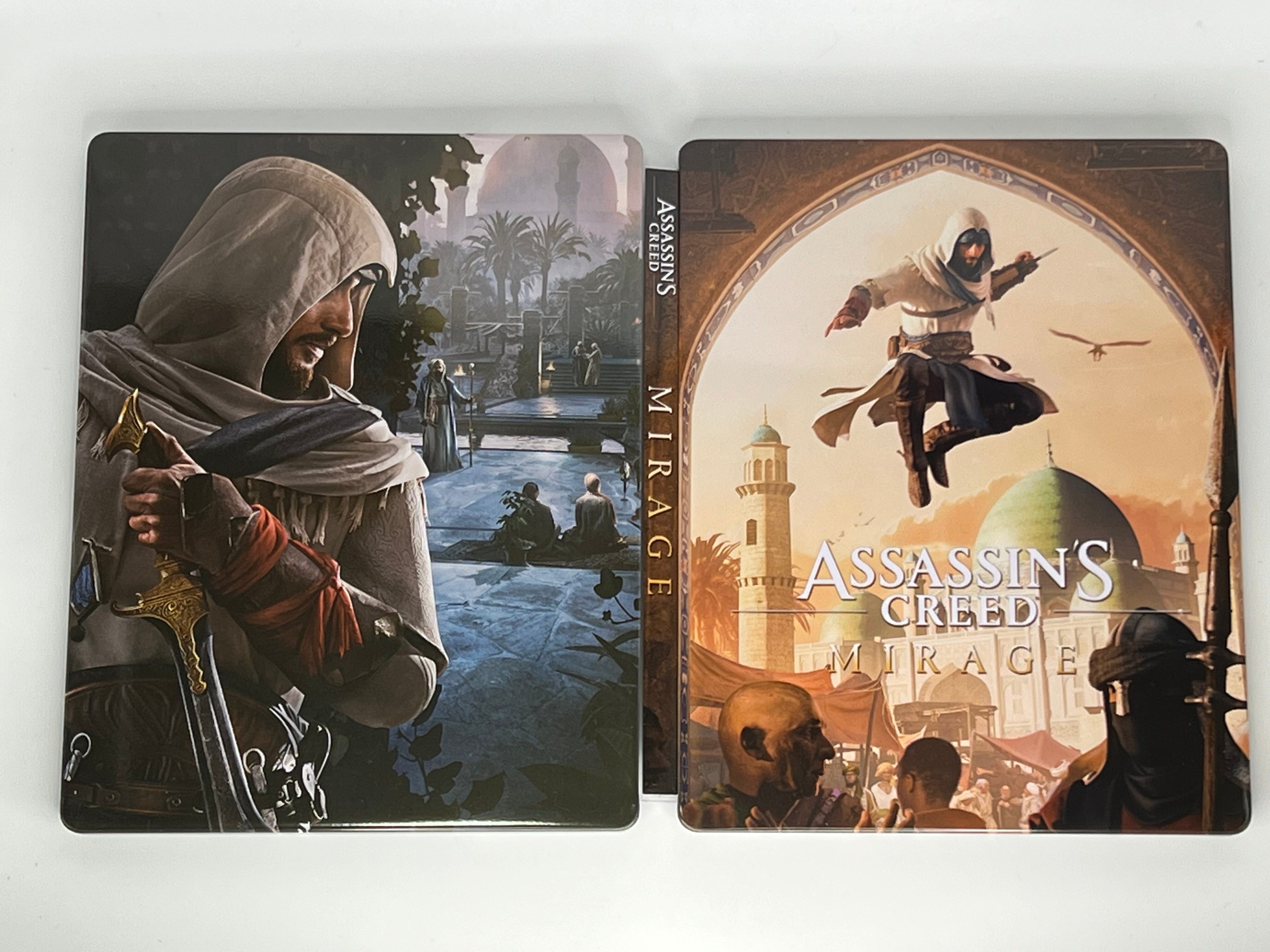 Assassin's Creed Mirage Custom Made Steelbook Case For (Sony PlayStation 5, Sony PlayStation 4, Xbox) New