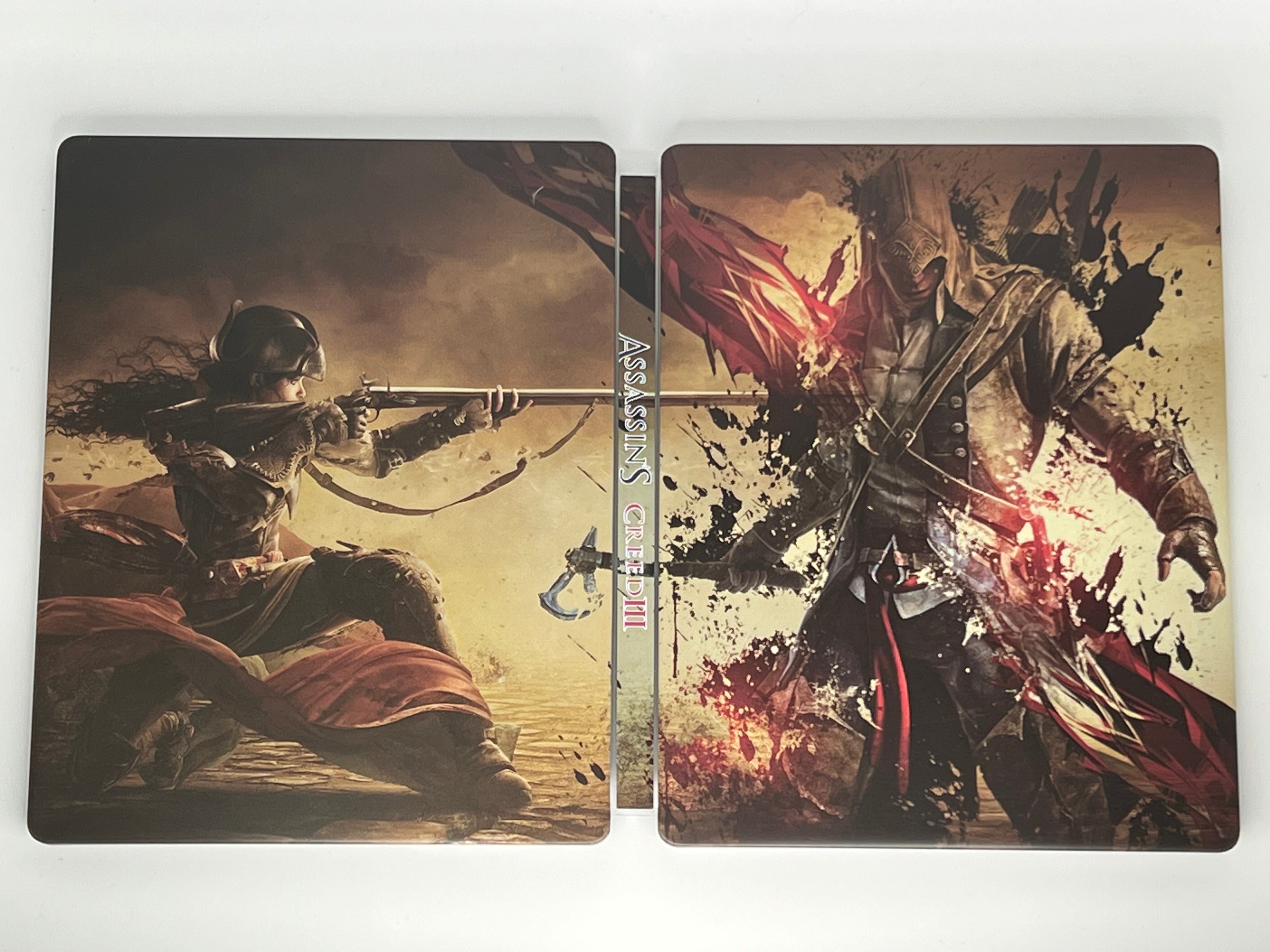 Assassin's Creed III Custom Made Steelbook Case For (Sony PlayStation 5, Sony PlayStation 4, Xbox) New