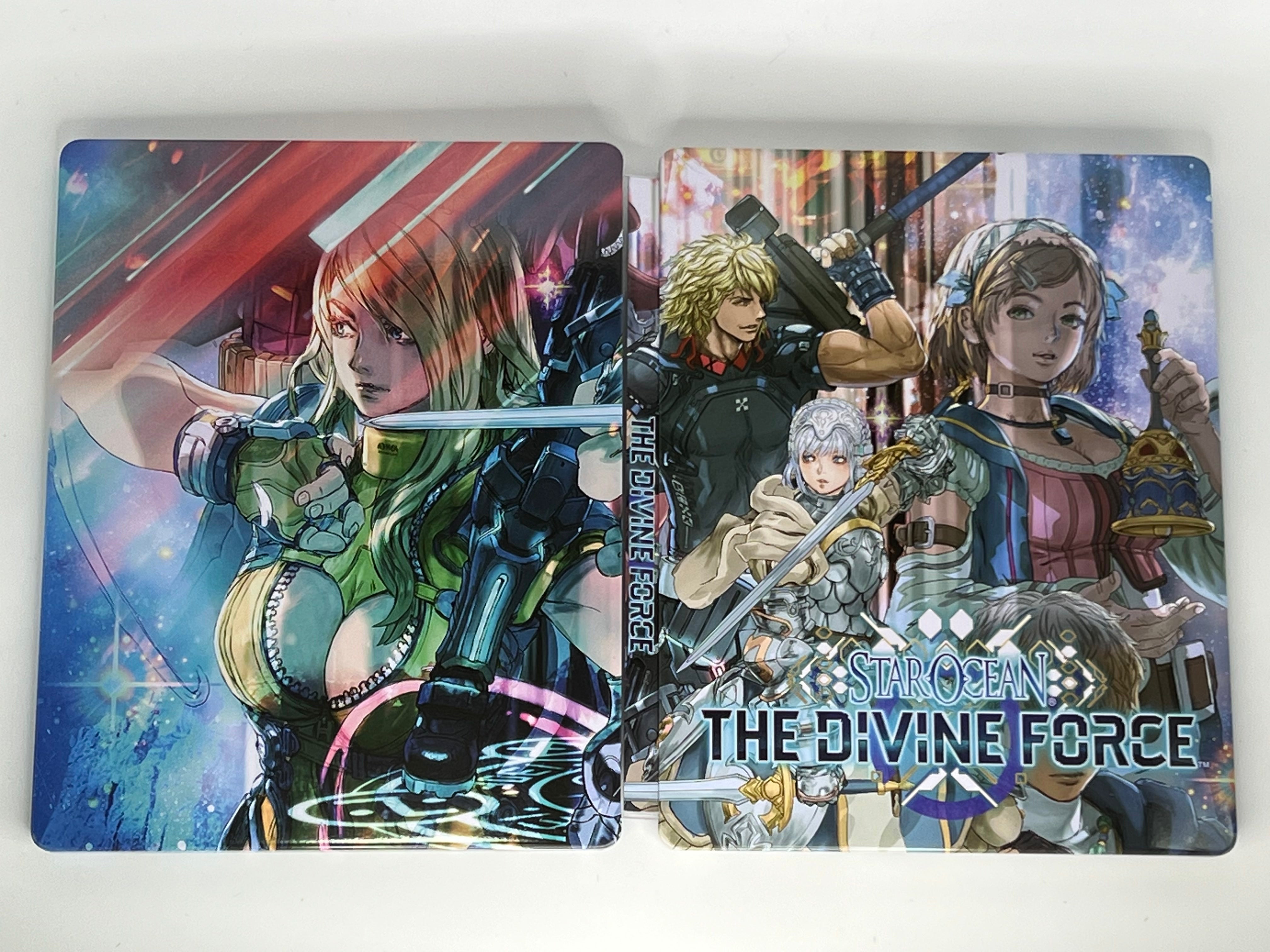 Star Ocean The Divine Force Custom Made Steelbook Case For (Sony PlayStation 5, Sony PlayStation 4, Xbox) New