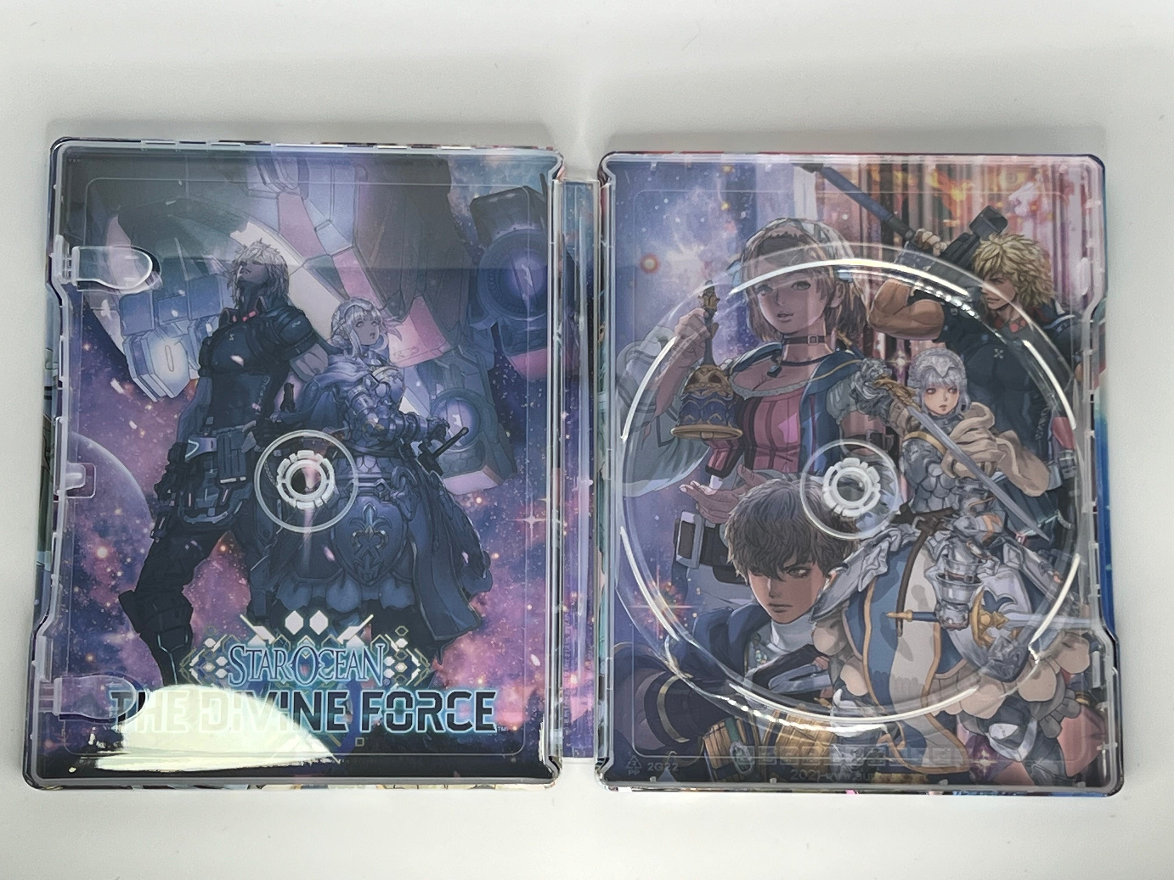 Star Ocean The Divine Force Custom Made Steelbook Case For (Sony PlayStation 5, Sony PlayStation 4, Xbox) New