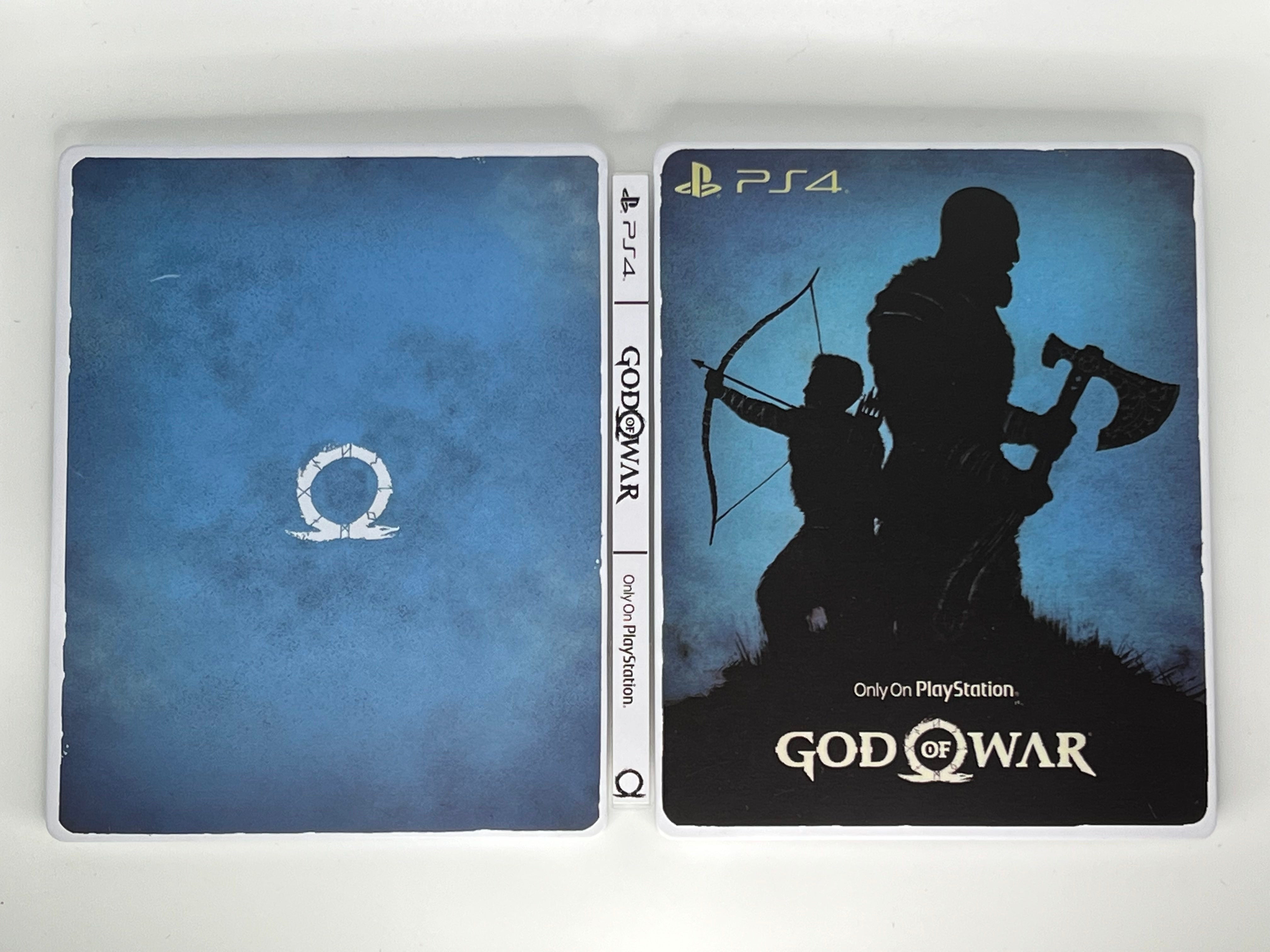 God of War (2018) Custom made Steelbook Case only for (Sony PlayStation 5, Sony PlayStation 4, Xbox) New