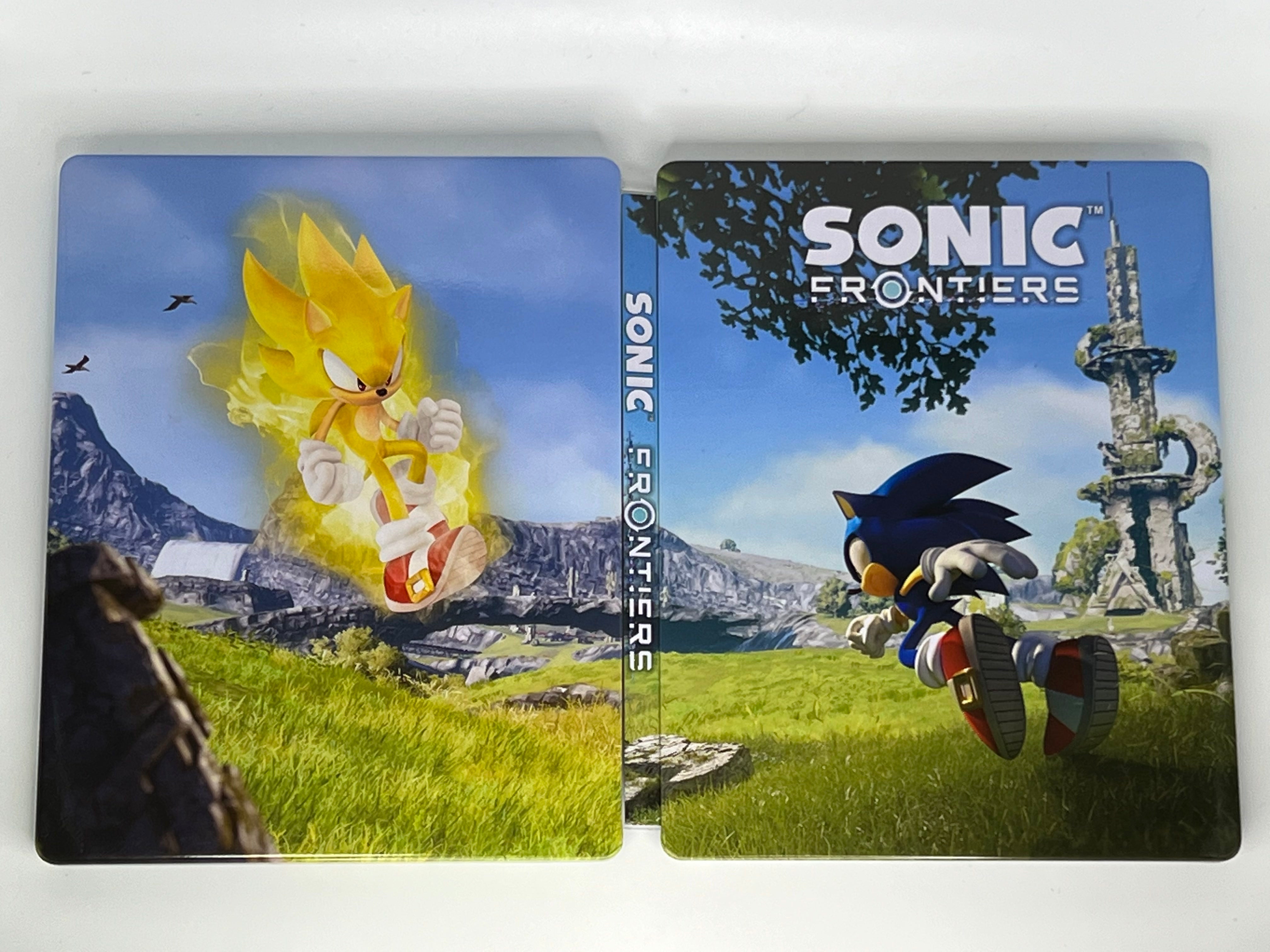 Sonic Frontiers Custom Made Steelbook Case For (Sony PlayStation 5, Sony PlayStation 4, Xbox) New