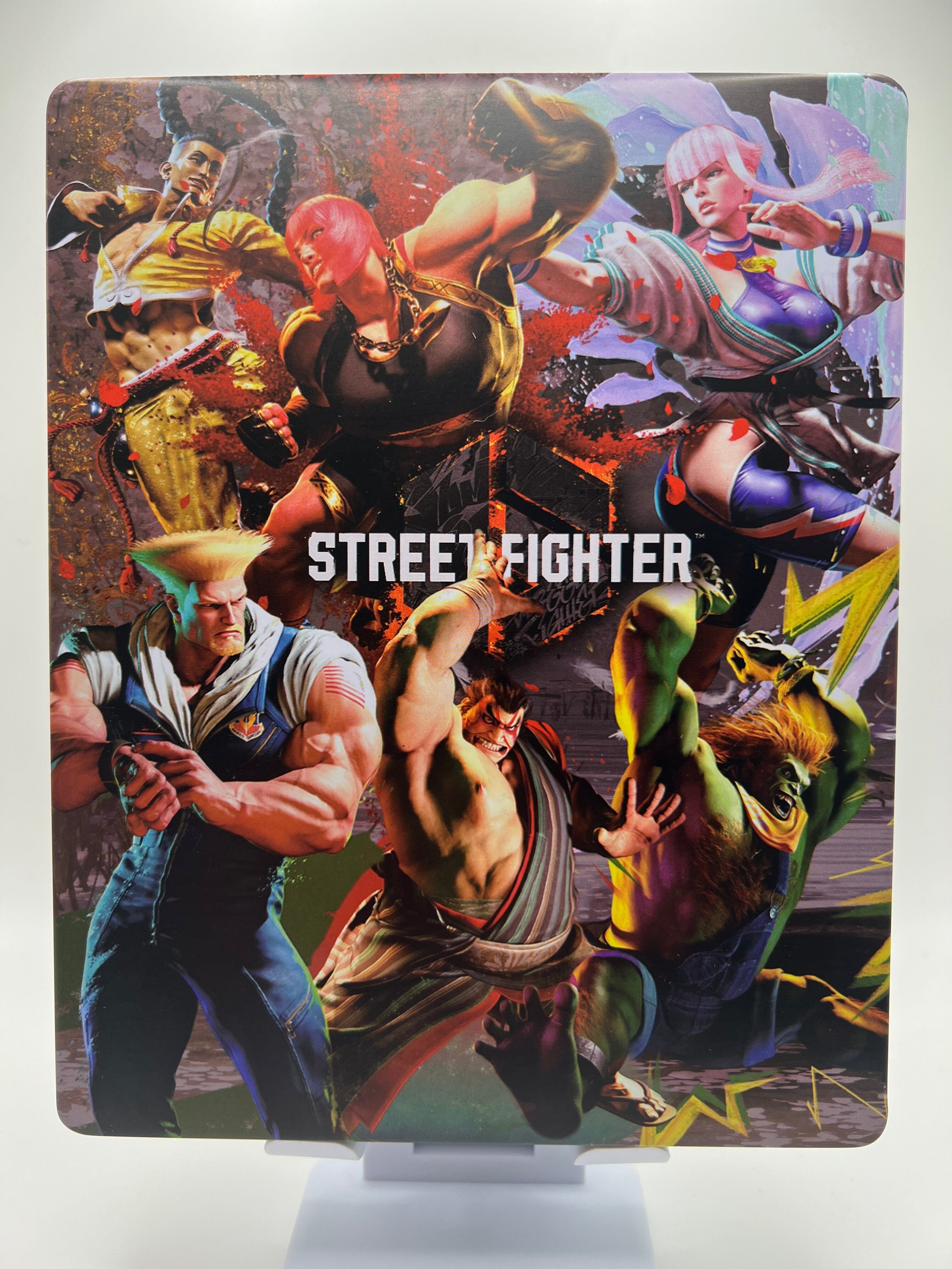 Street Fighter 6 Custom Made Steelbook Case For (Sony PlayStation 5, Sony PlayStation 4, Xbox) New